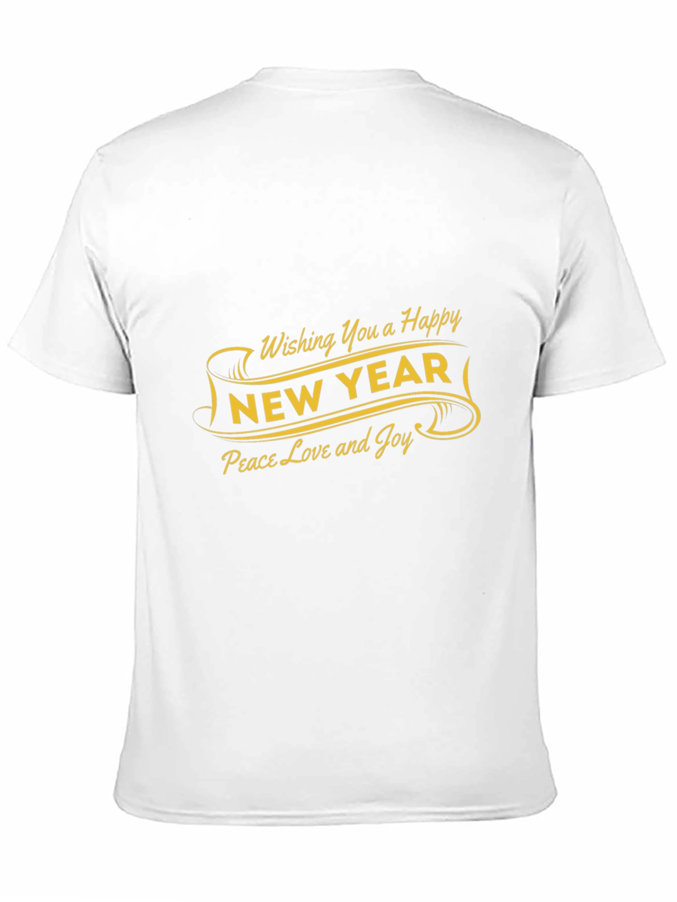 Happy New Year Graphic Tee - Peace Love Joy