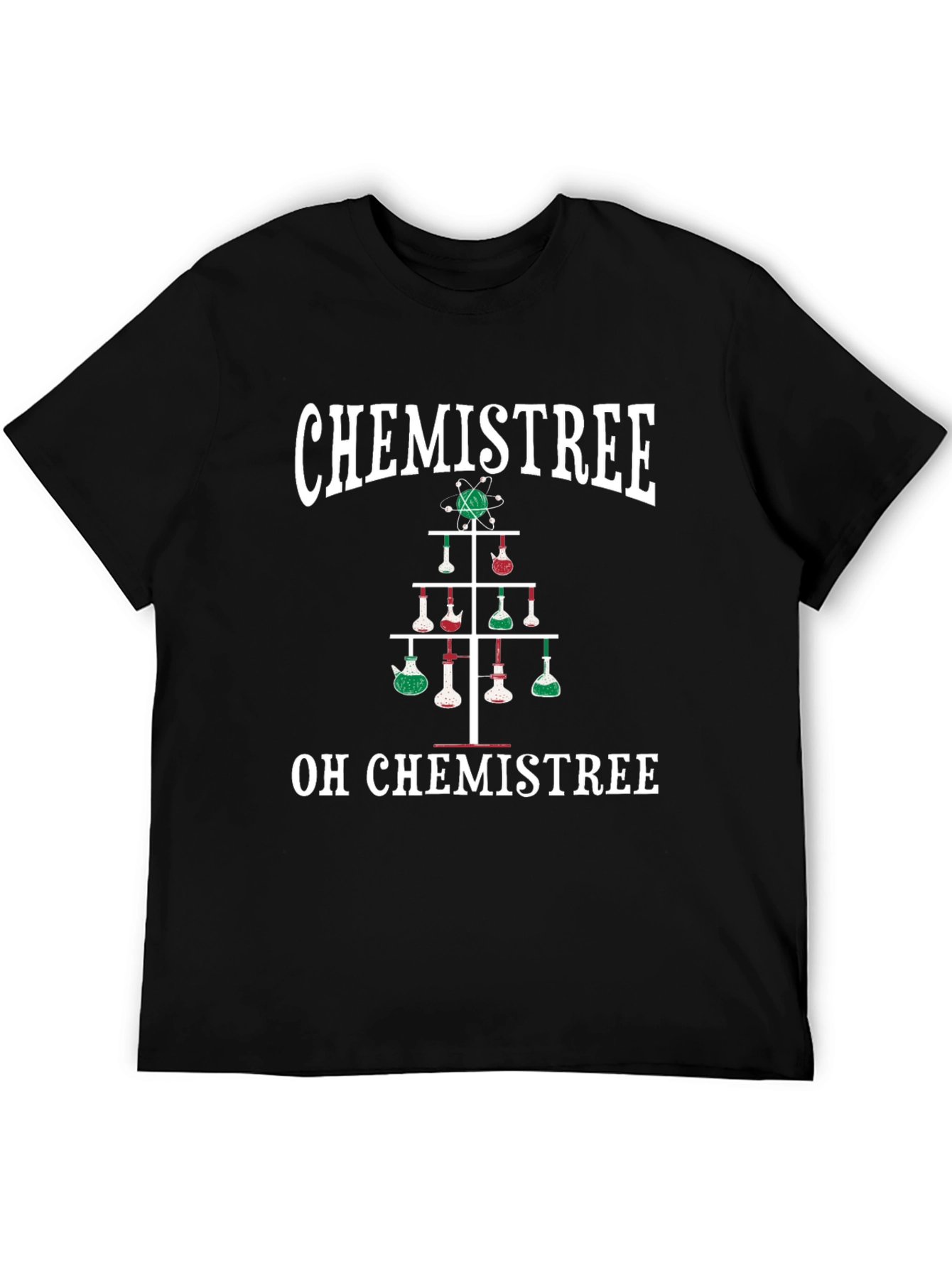 Chemistree Graphic Tee: Holiday Chemistry Fun