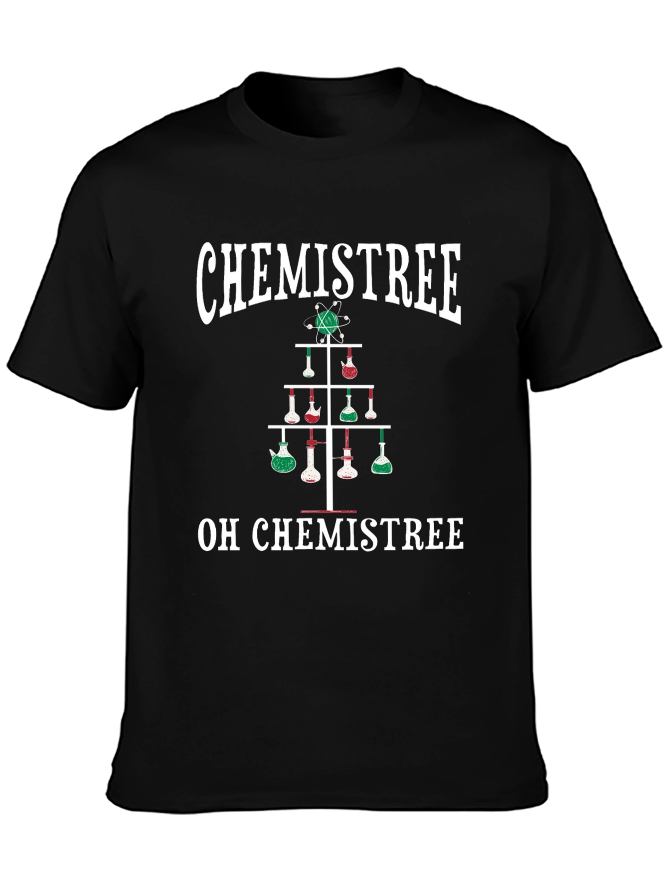 Chemistree Graphic Tee: Holiday Chemistry Fun