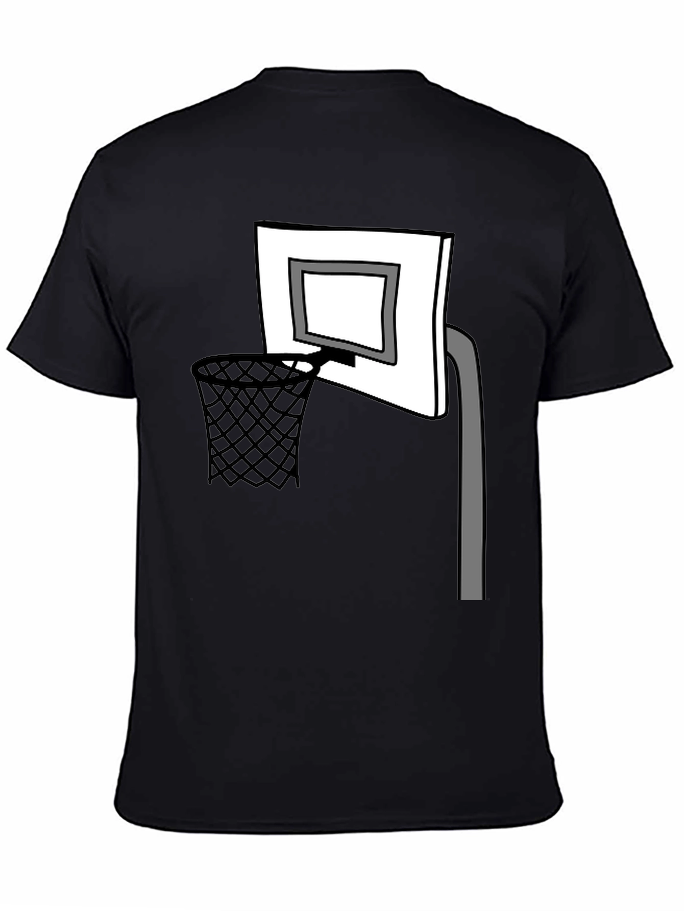 Basketball Hoop Graphic T-Shirt