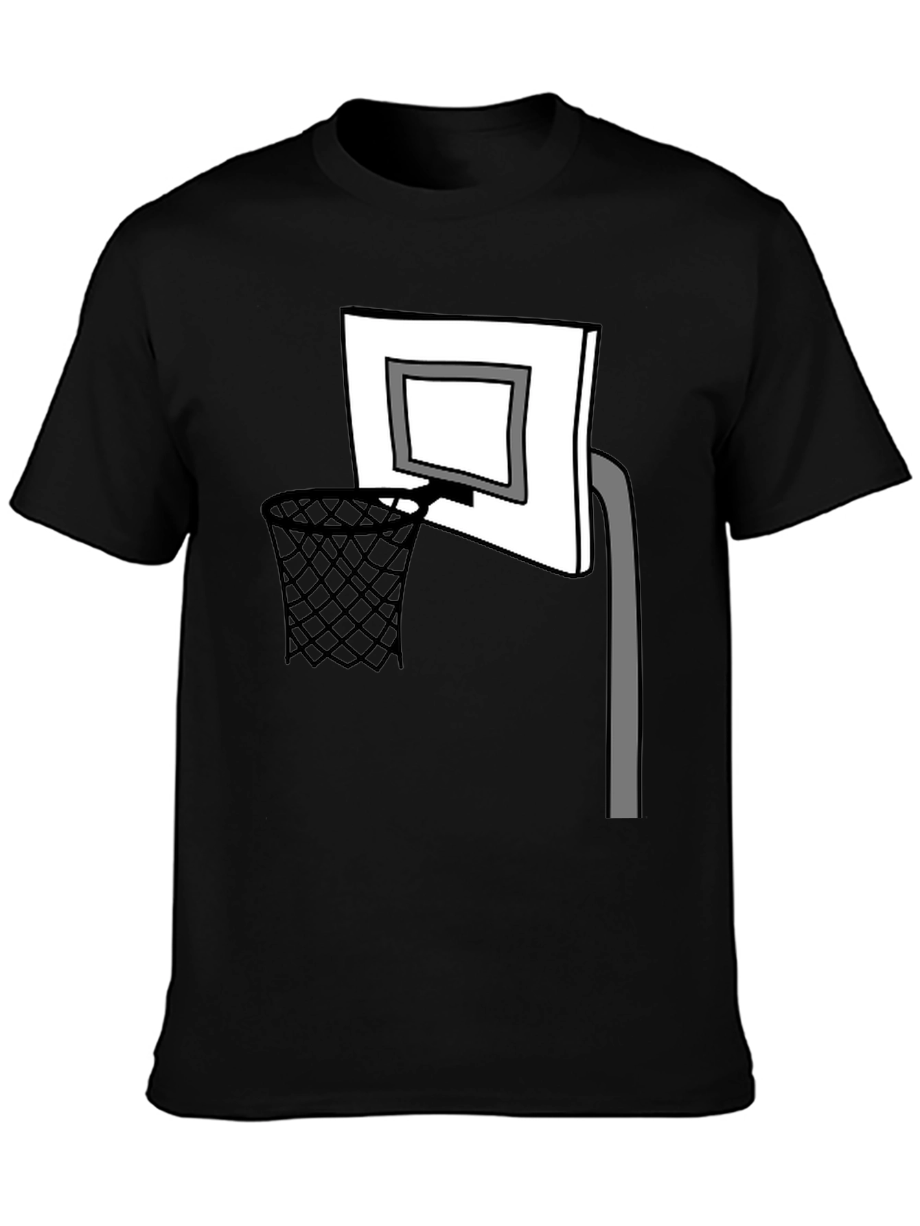 Basketball Hoop Graphic T-Shirt