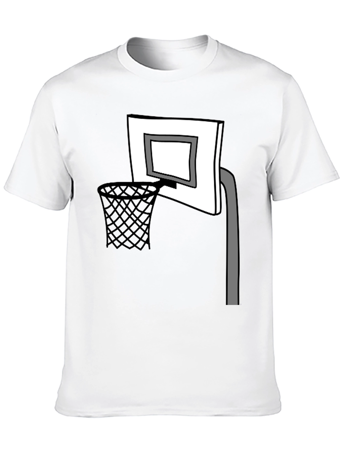 Basketball Hoop Graphic T-Shirt