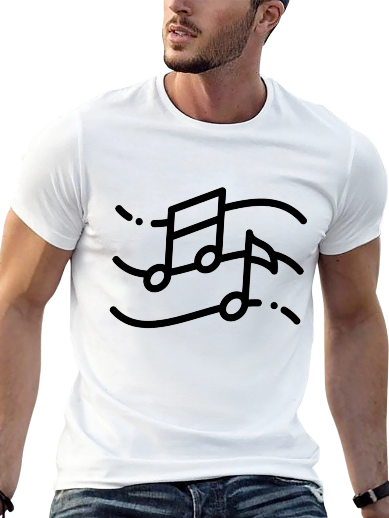 Music Note Graphic Tee - Stylish & Comfortable