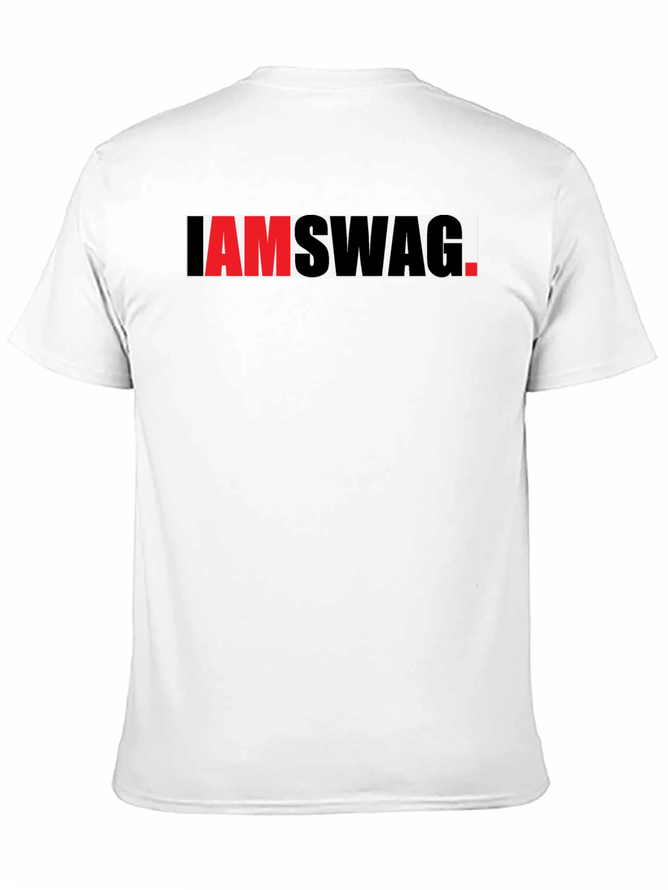 I Am Swag Graphic Tee - Trendy Black T-Shirt