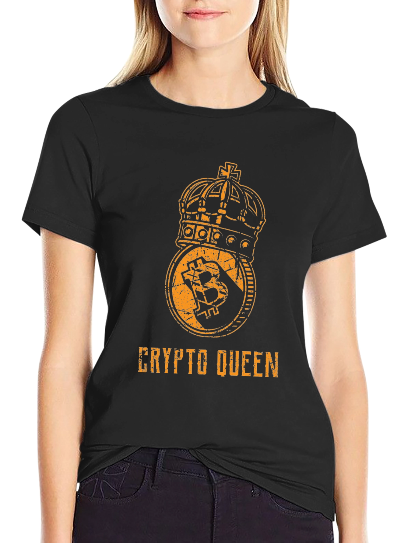 Crypto Queen Black T-Shirt