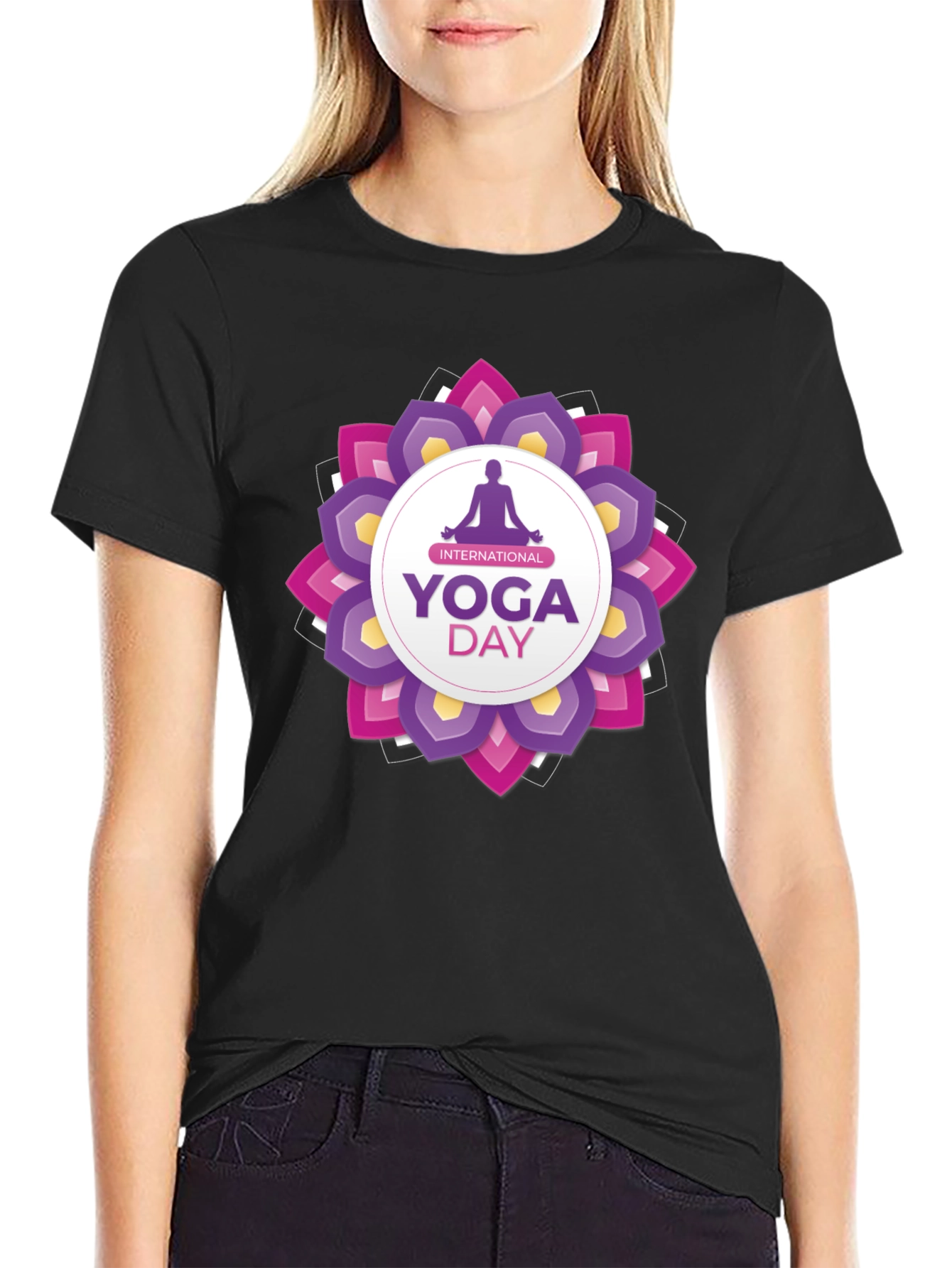 International Yoga Day Graphic Tee