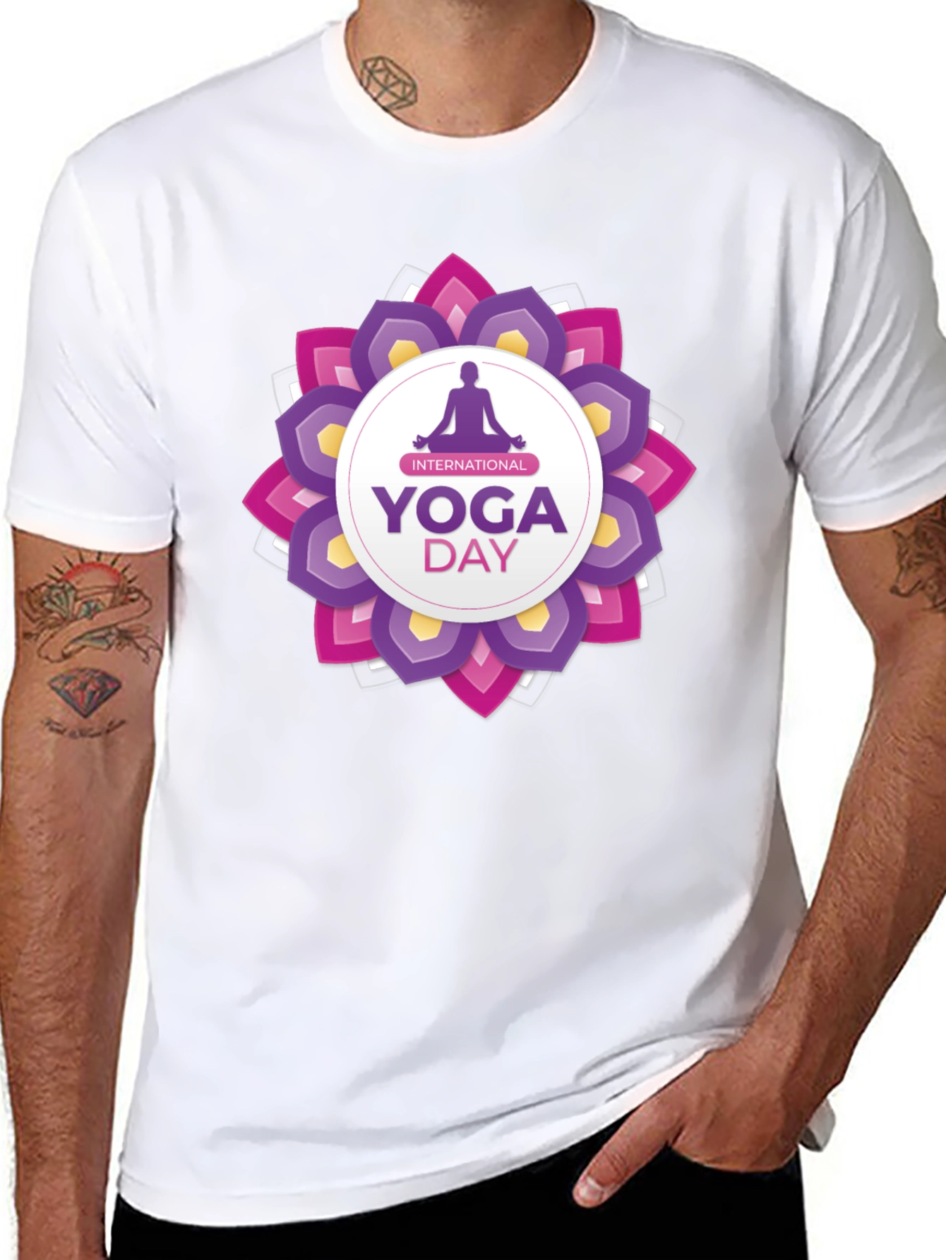 International Yoga Day Graphic Tee