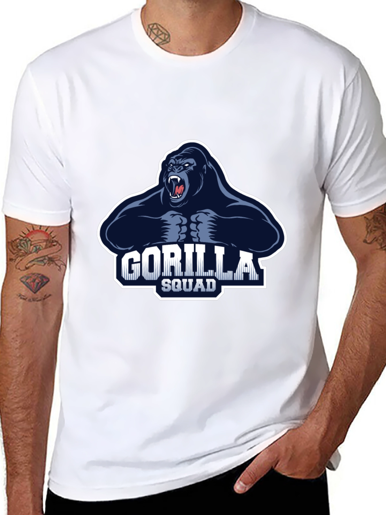 Gorilla Squad Graphic Black T-Shirt