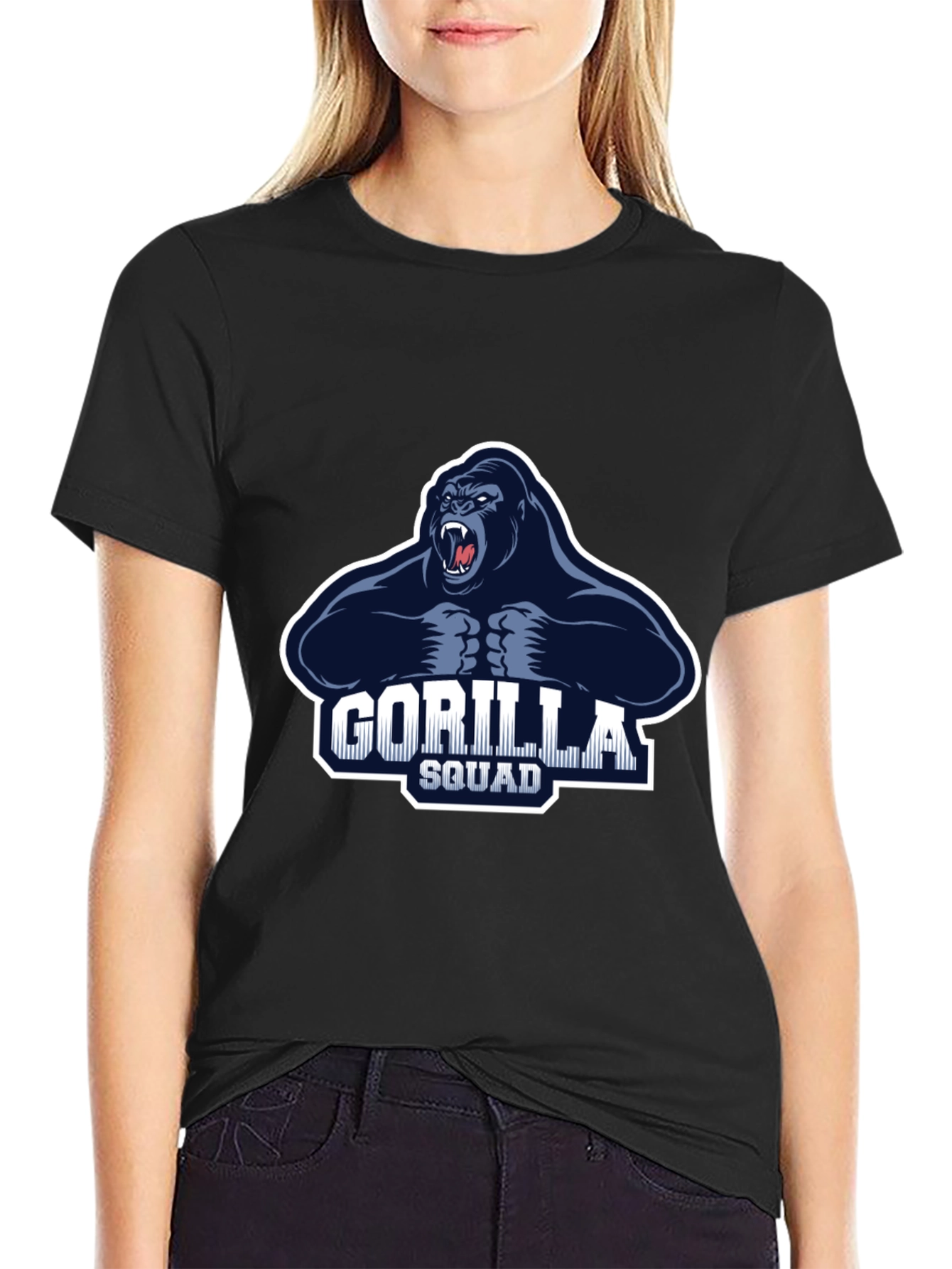 Gorilla Squad Graphic Black T-Shirt