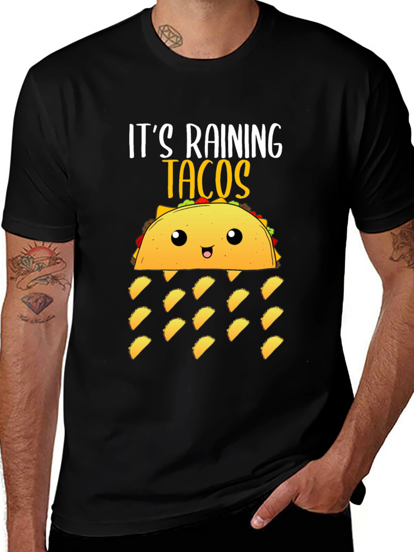 Its Raining Tacos Graphic T-Shirt