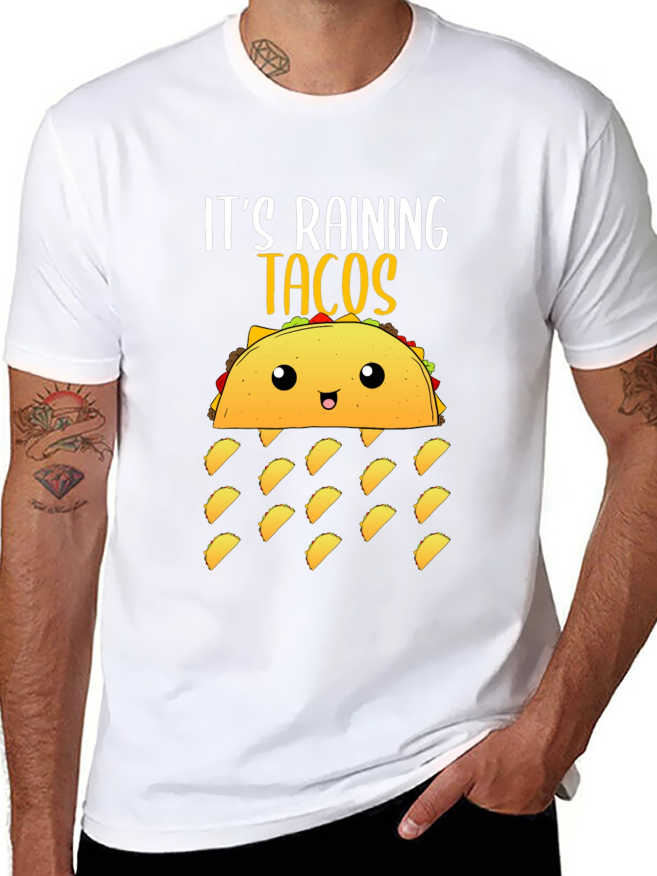 Its Raining Tacos Graphic T-Shirt