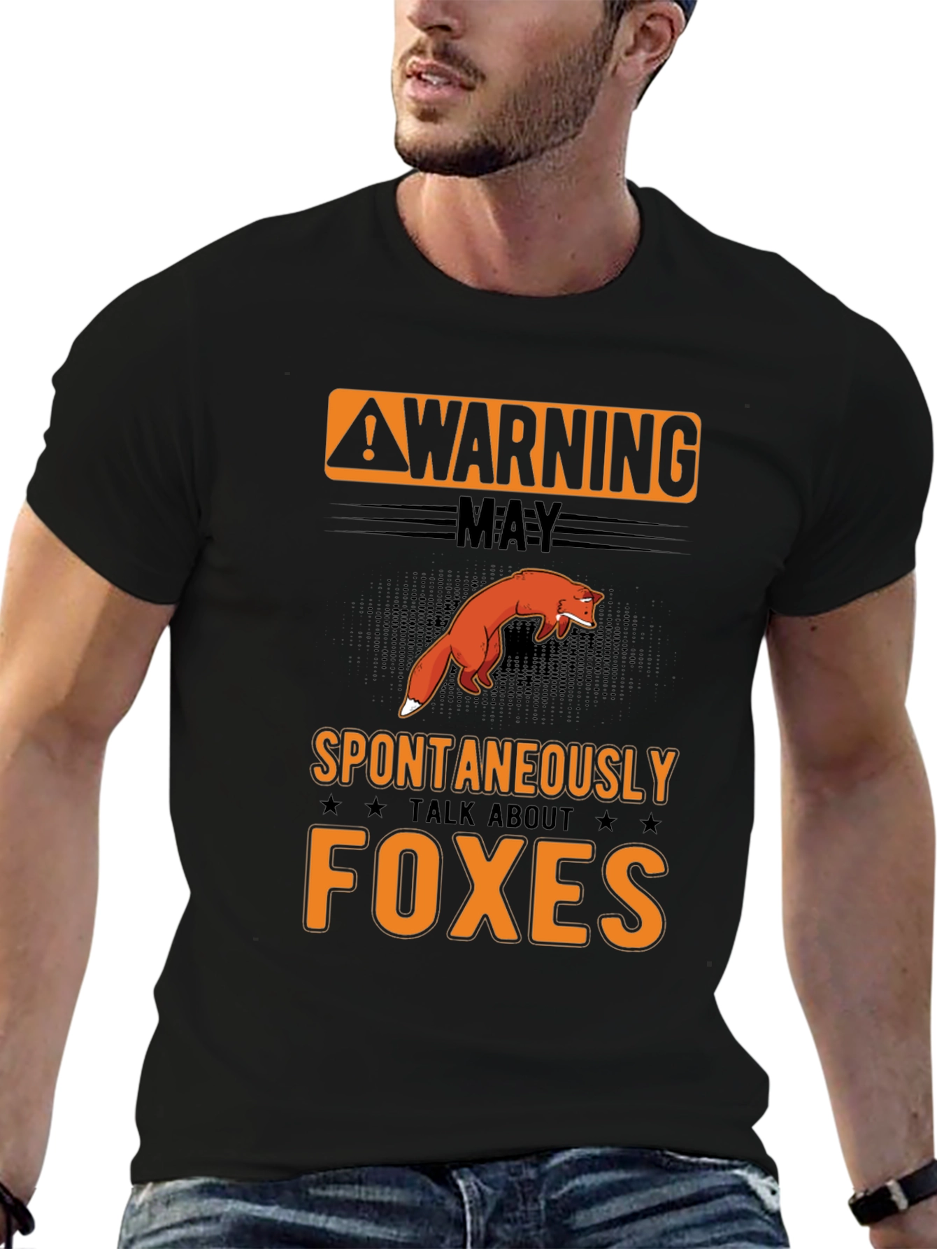 Warning: May Spontaneously Talk About Foxes T-Shirt