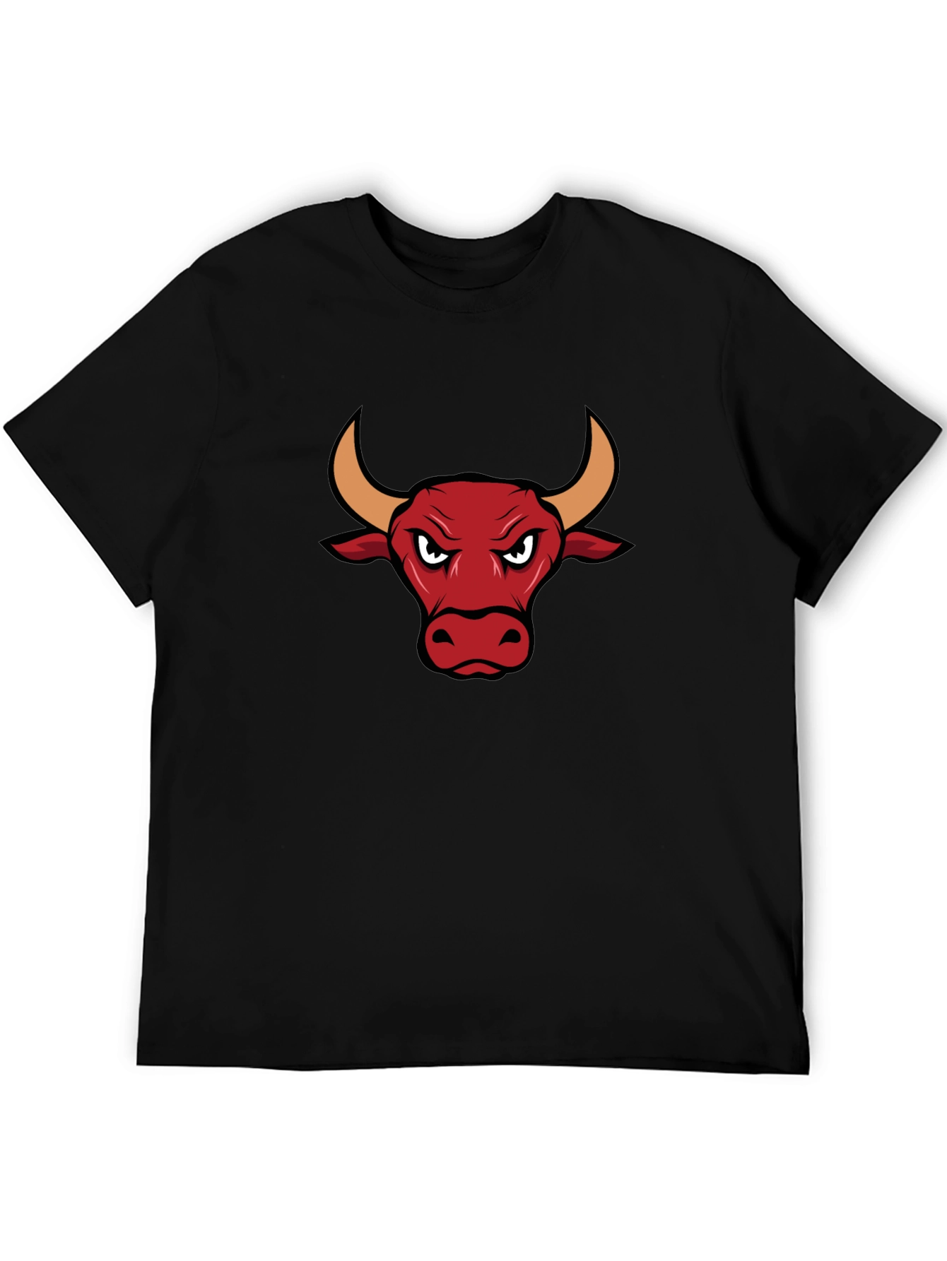 Bull Graphic Tee - Mens Black T-Shirt
