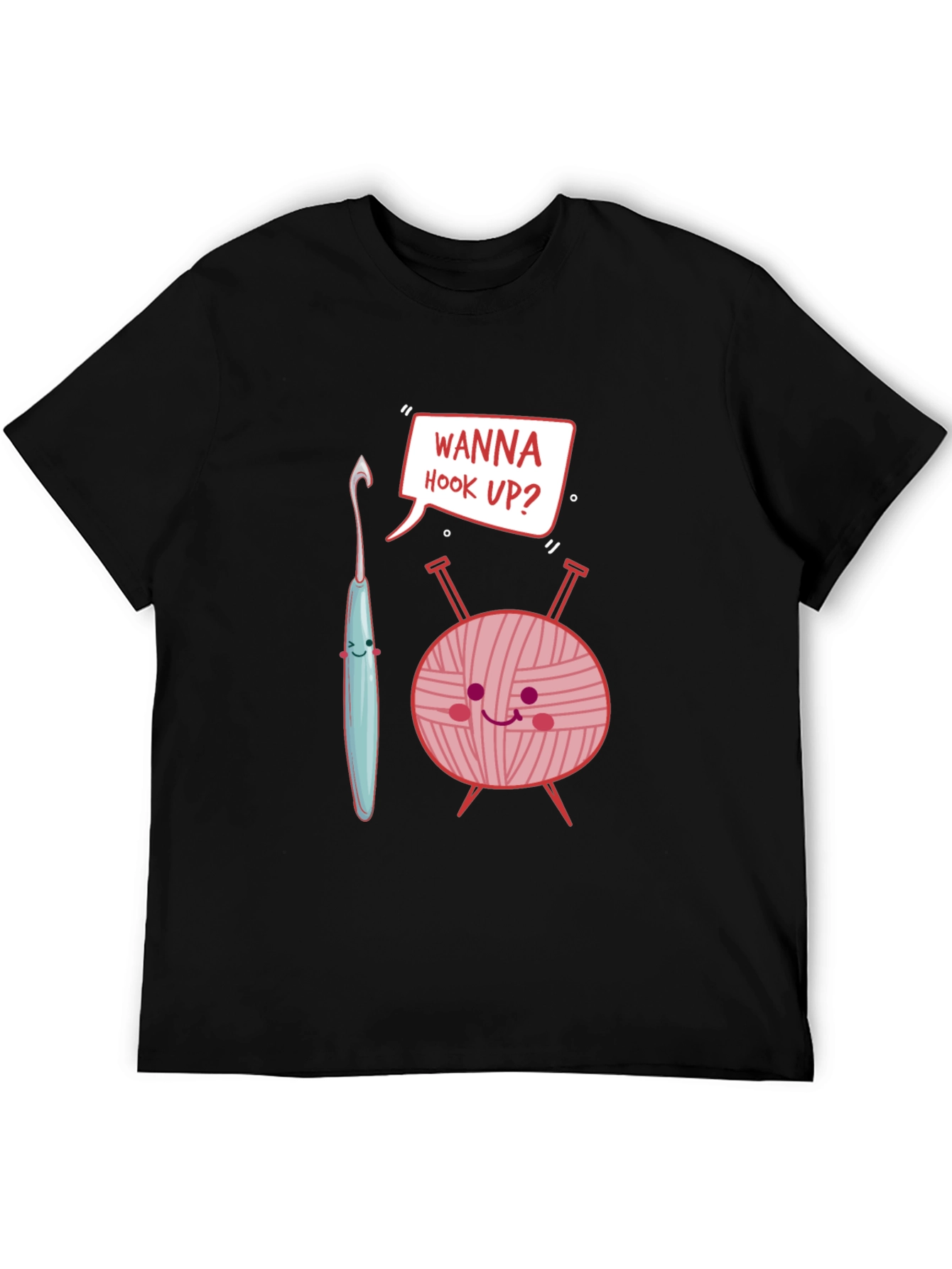 Wanna Hook Up Crochet T-Shirt