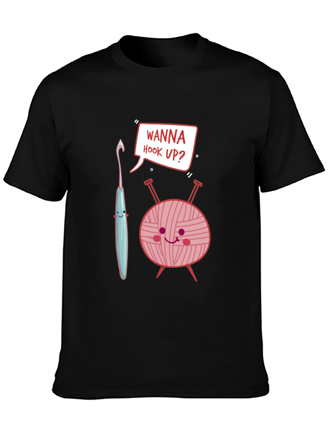 Wanna Hook Up Crochet T-Shirt