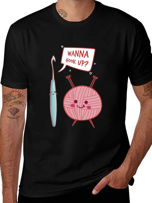 Wanna Hook Up Crochet T-Shirt