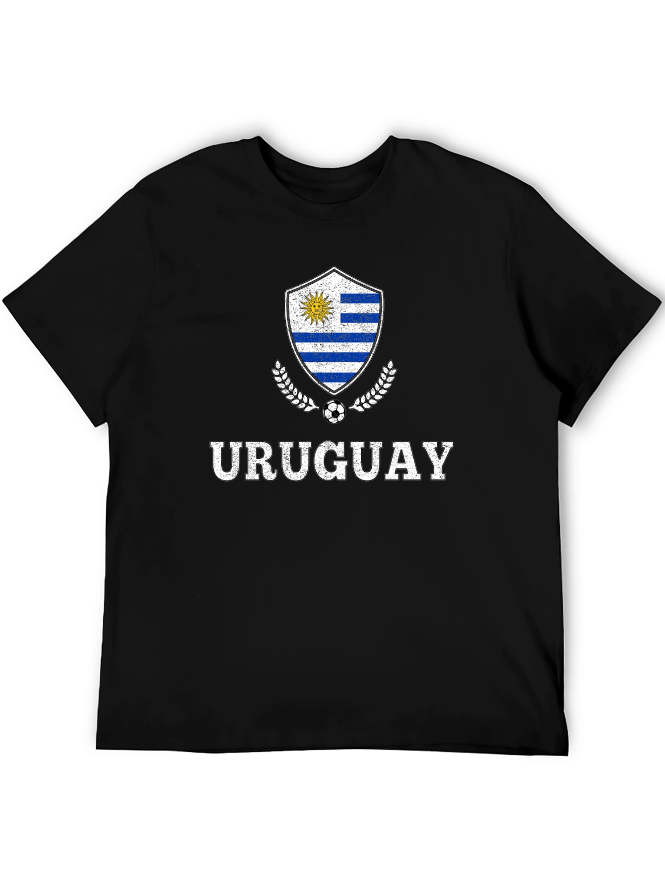 Uruguay Soccer Fan T-Shirt Black