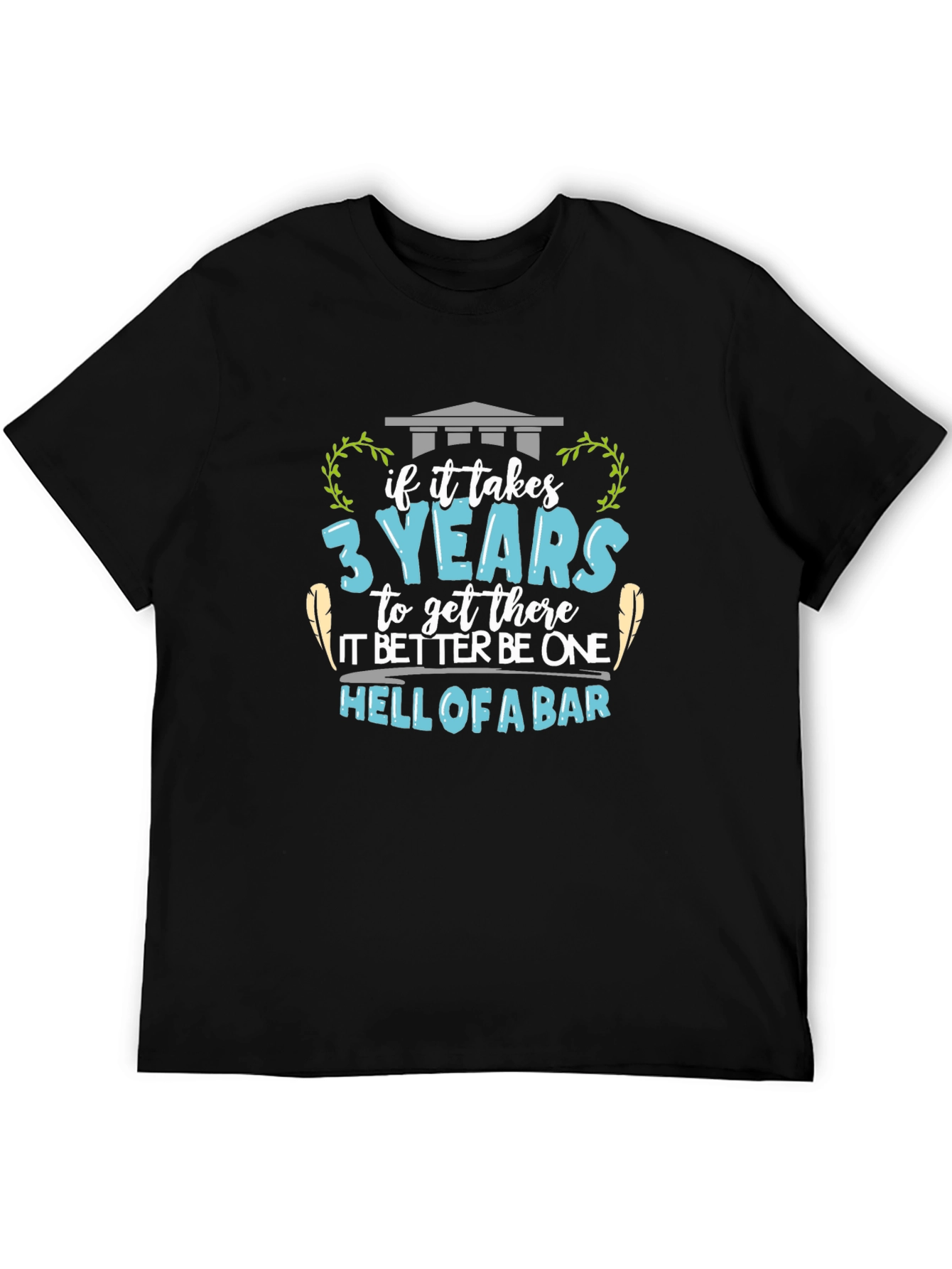 Law School Graduation T-Shirt - Hell of a Bar