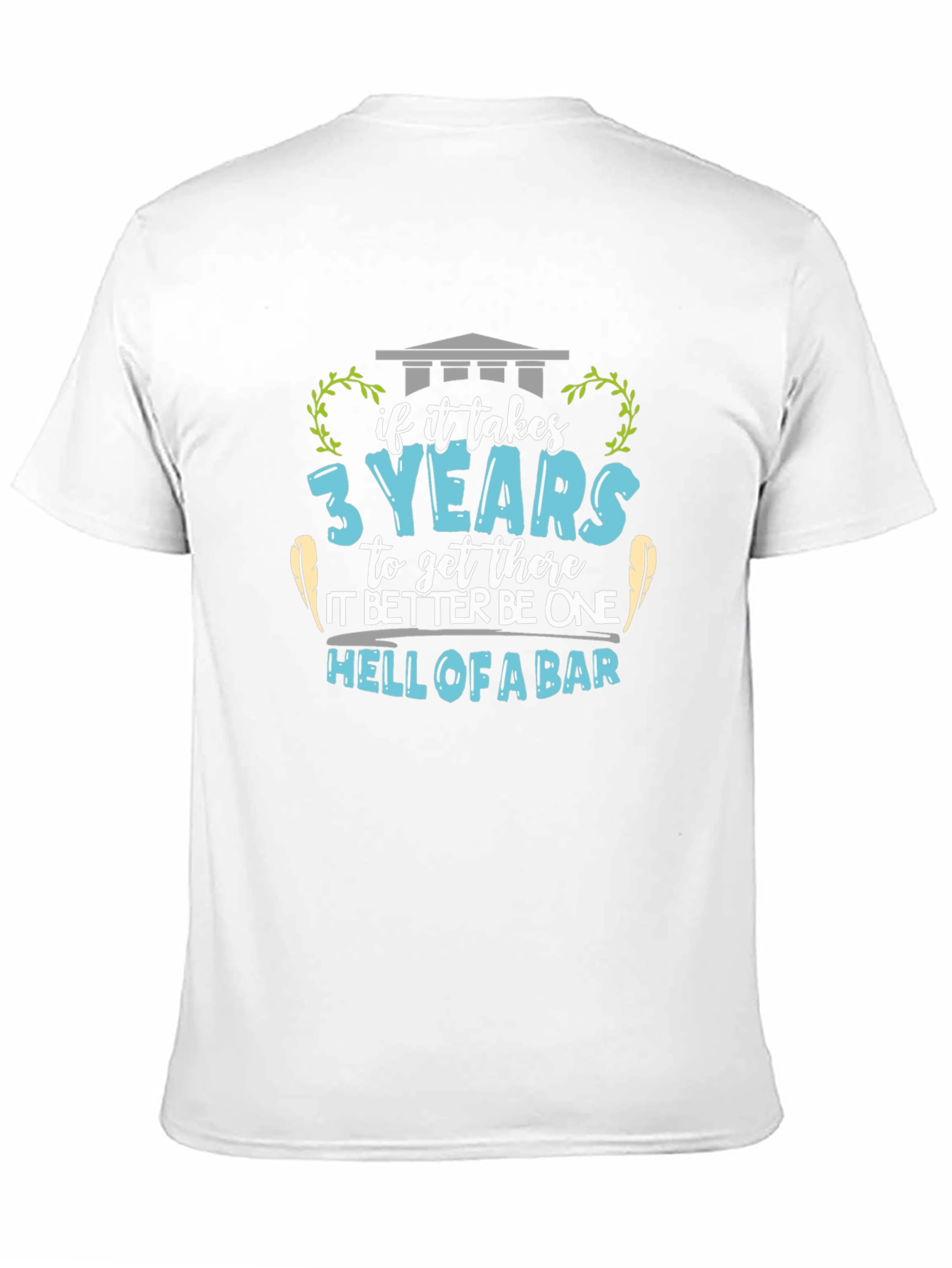 Law School Graduation T-Shirt - Hell of a Bar