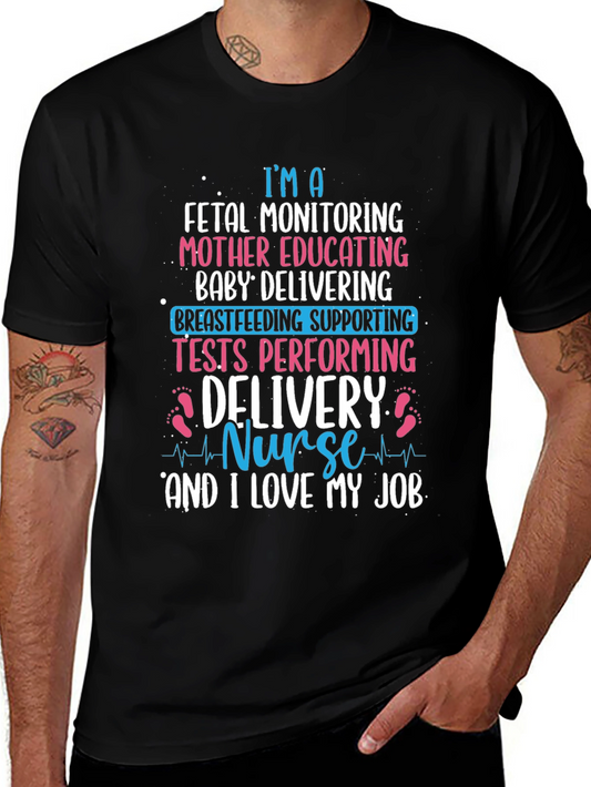 Nurse T-Shirt: Fetal Monitoring Delivery