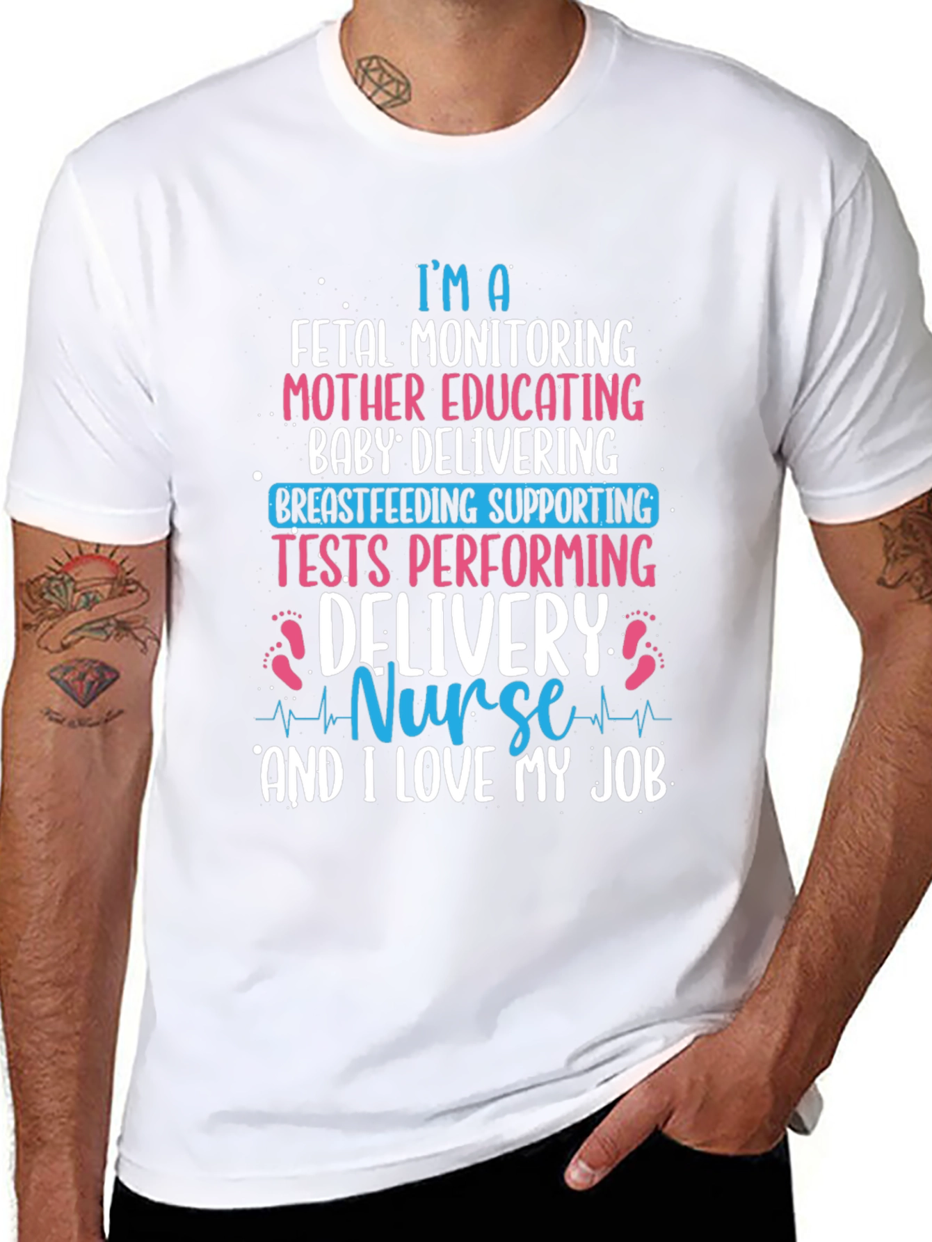 Nurse T-Shirt: Fetal Monitoring Delivery