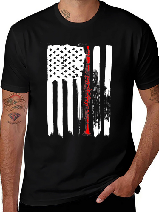 American Flag Clarinet T-Shirt