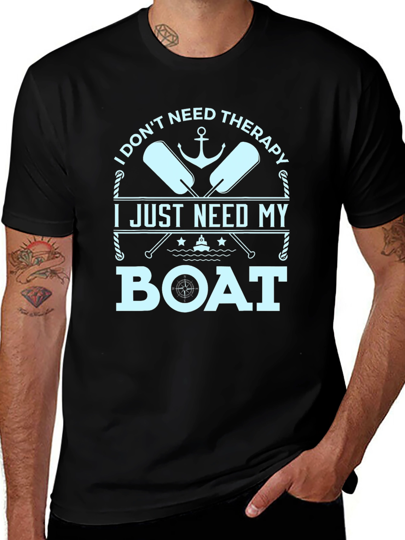 Funny Boating T-Shirt - I Just Need My Boat