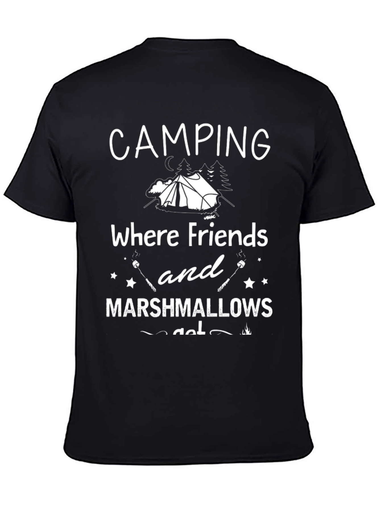 Camping Friends & Marshmallow T-Shirt