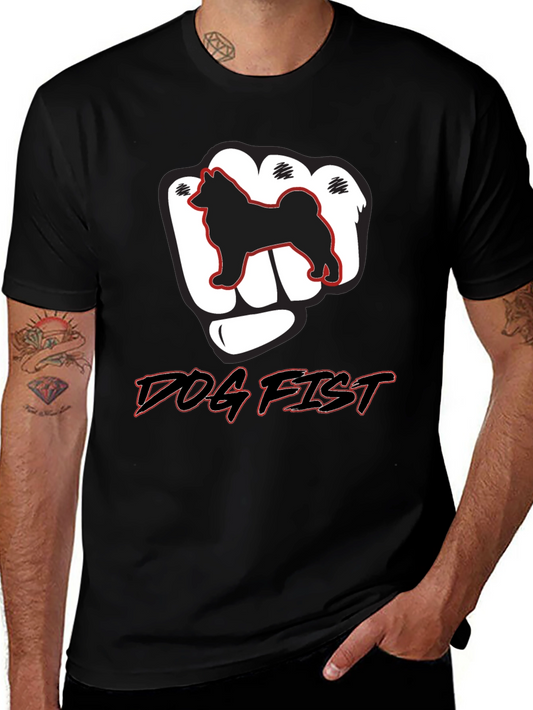 Dog Fist Graphic Tee - Mens Black T-Shirt