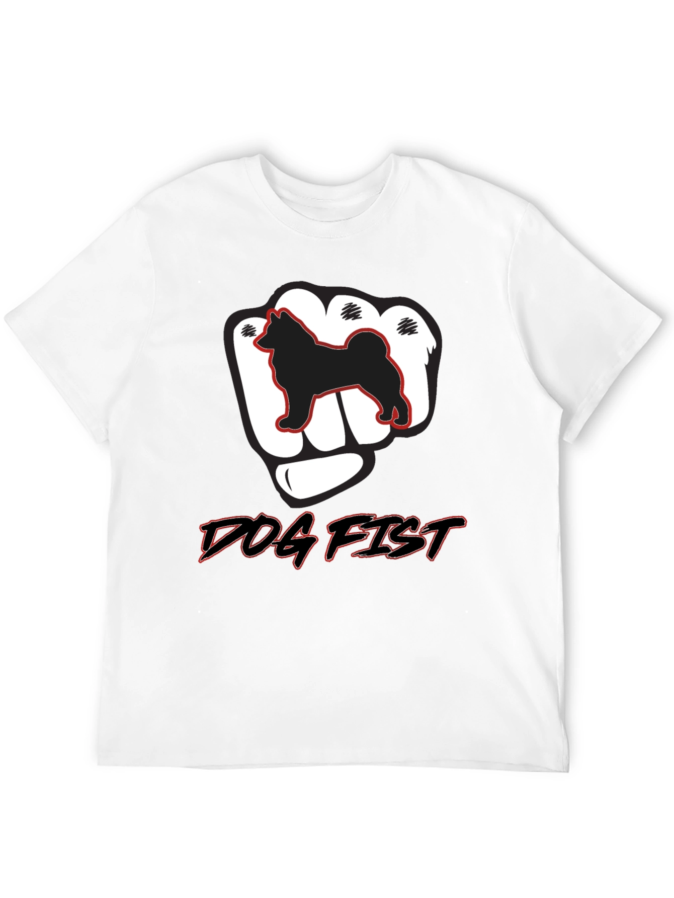Dog Fist Graphic Tee - Mens Black T-Shirt
