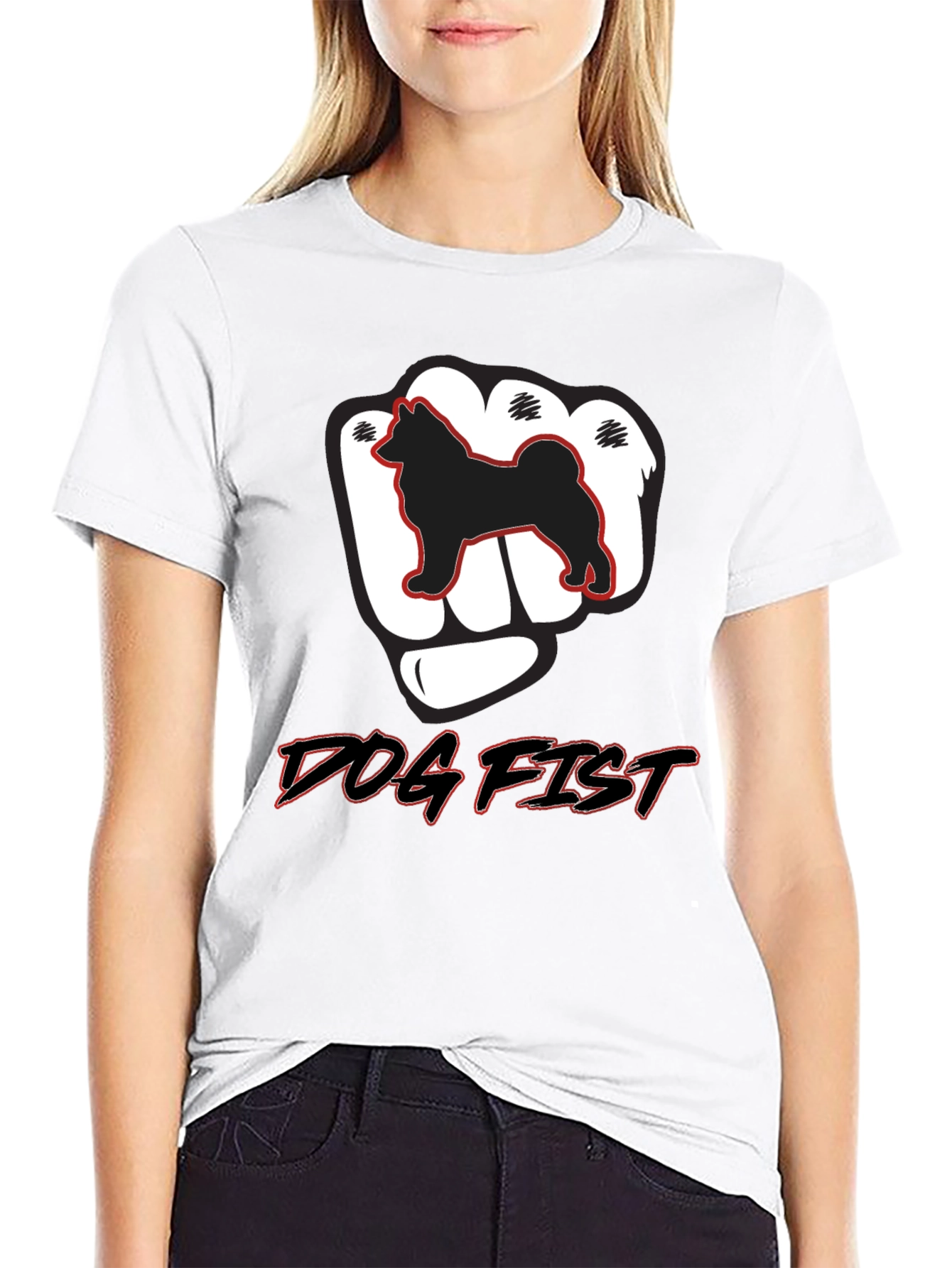 Dog Fist Graphic Tee - Mens Black T-Shirt