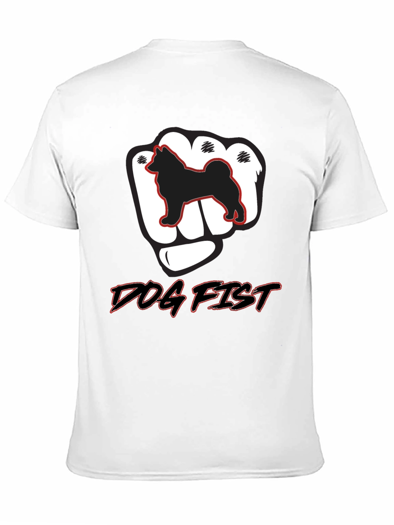 Dog Fist Graphic Tee - Mens Black T-Shirt