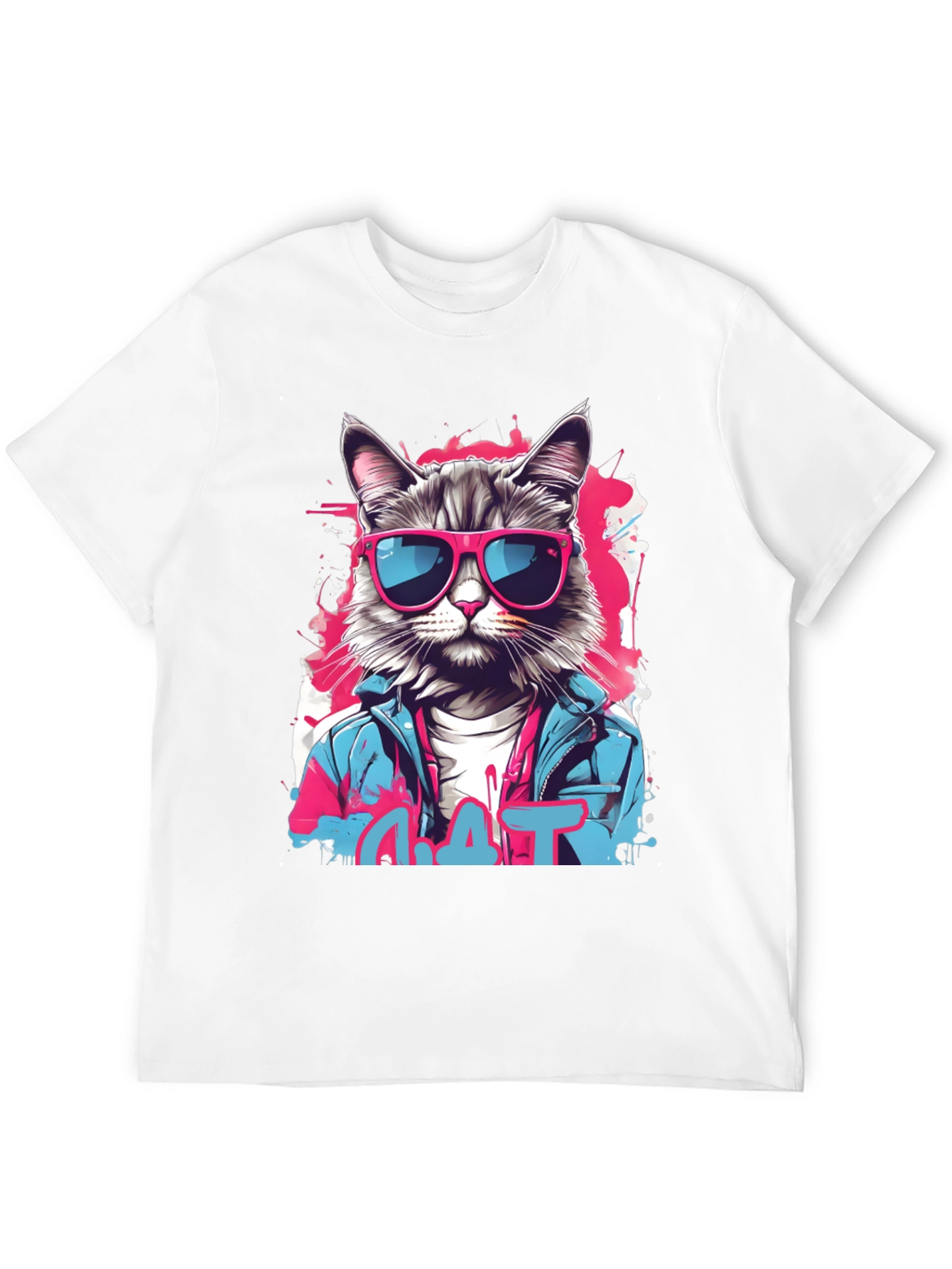 Cool Cat Graphic T-Shirt