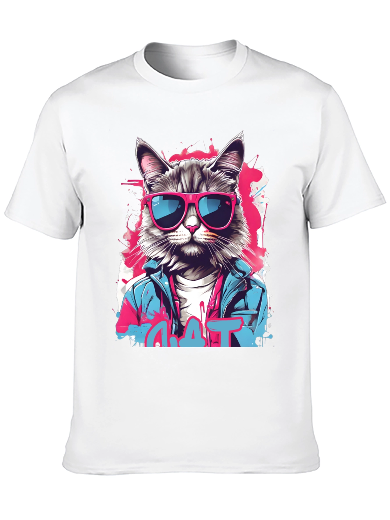Cool Cat Graphic T-Shirt