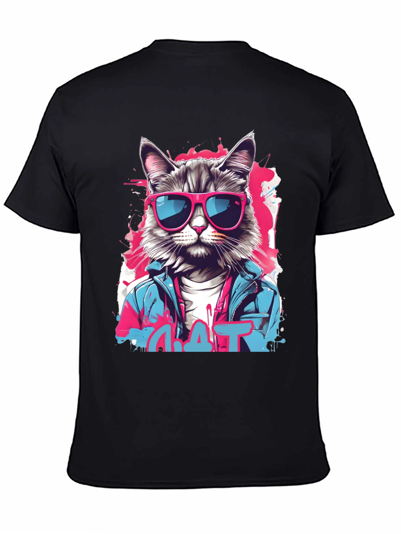 Cool Cat Graphic T-Shirt