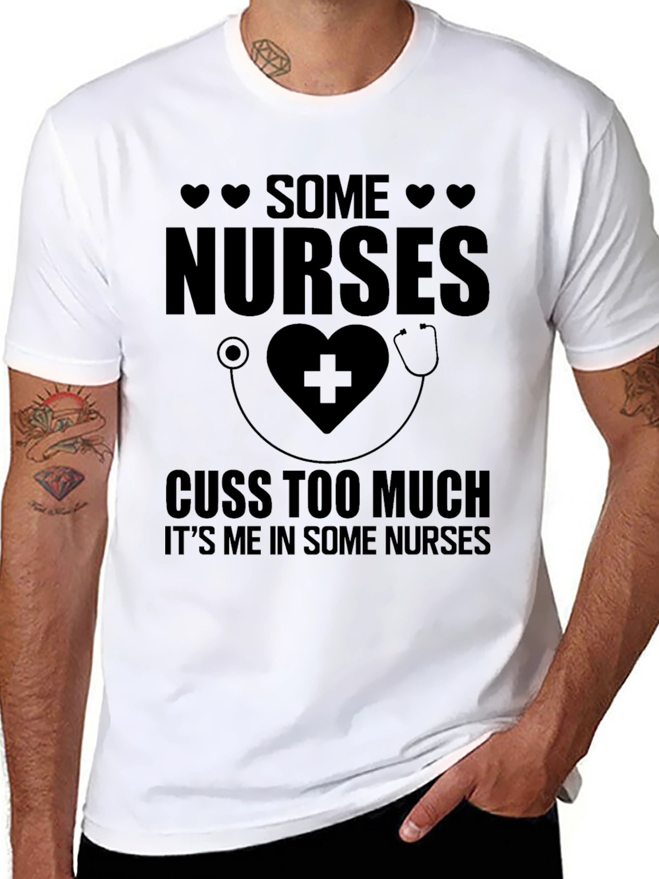Some Nurses Cuss Too Much Funny T-Shirt