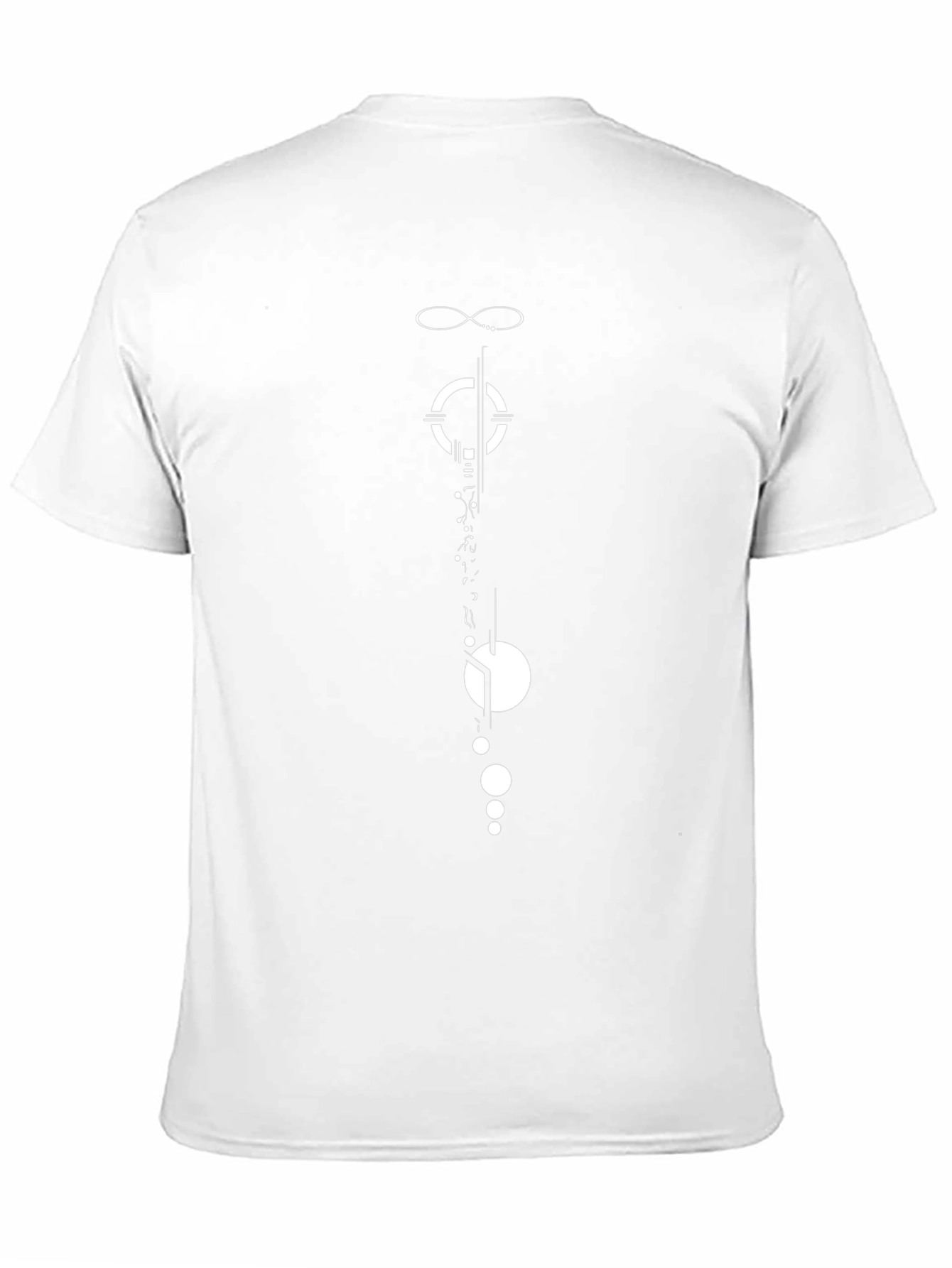 Abstract Geometric Graphic Print Tee