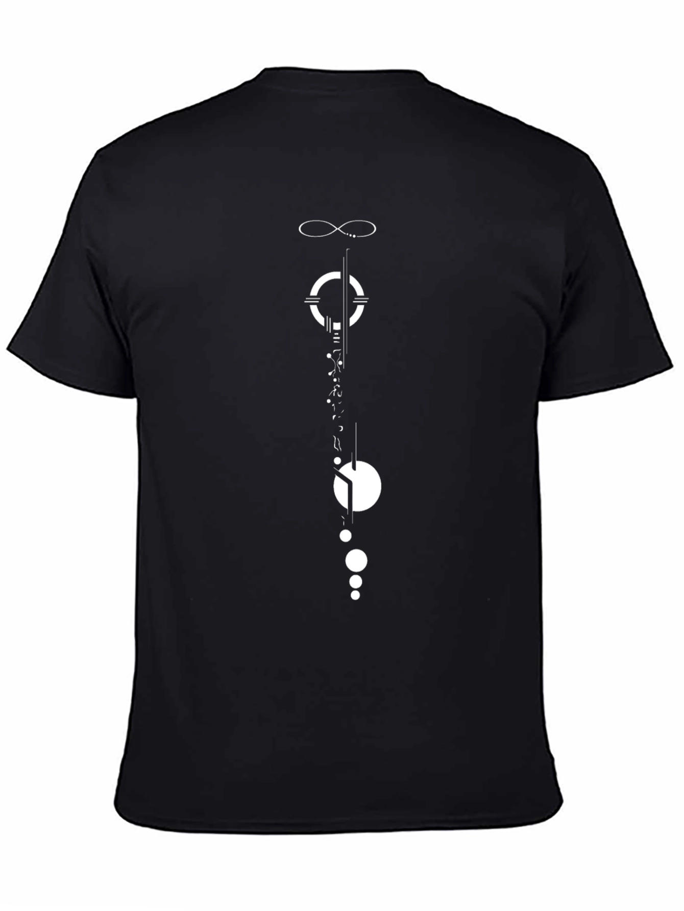 Abstract Geometric Graphic Print Tee