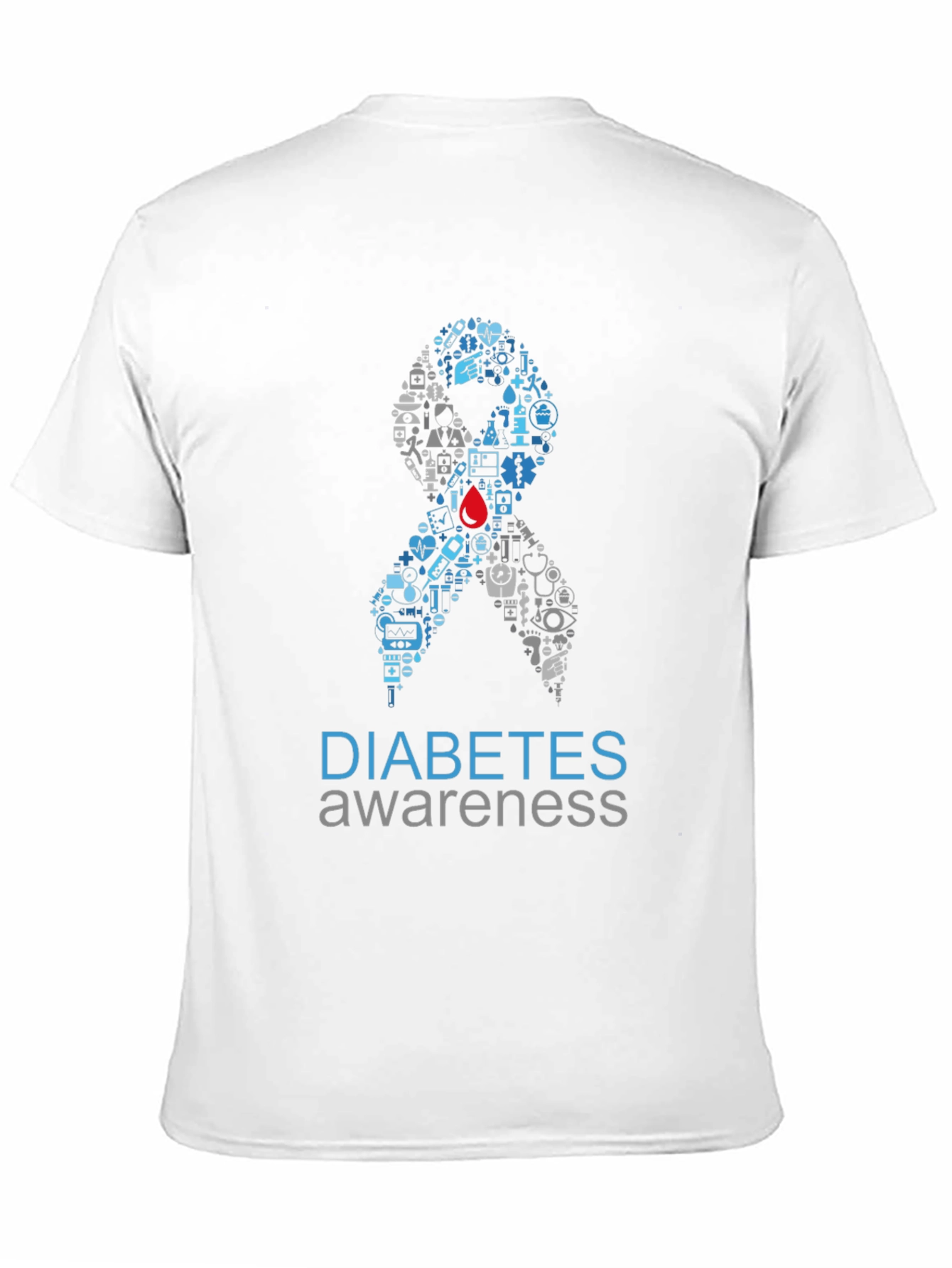 Diabetes Awareness Ribbon T-Shirt