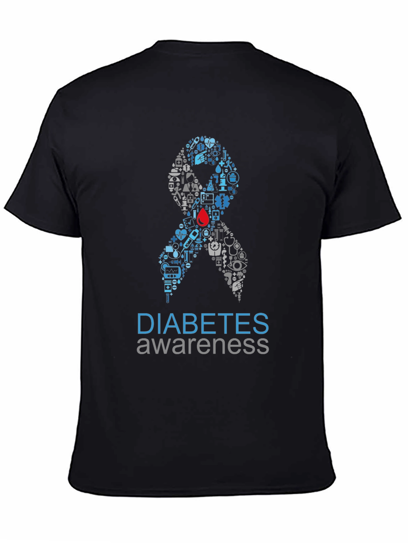 Diabetes Awareness Ribbon T-Shirt