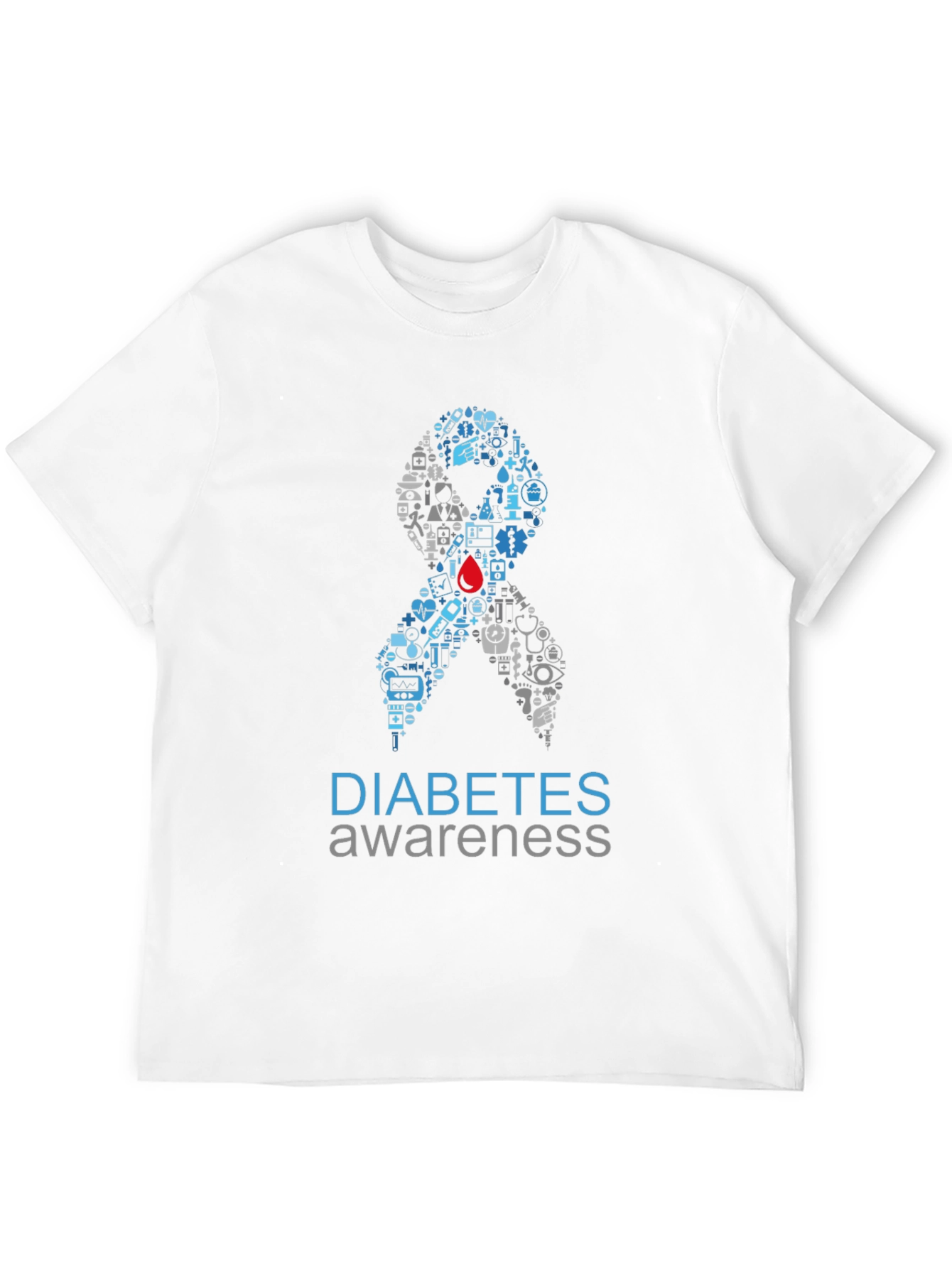 Diabetes Awareness Ribbon T-Shirt