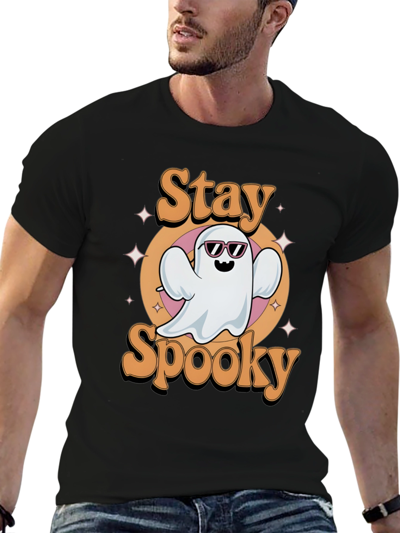 Stay Spooky Ghost Graphic Tee