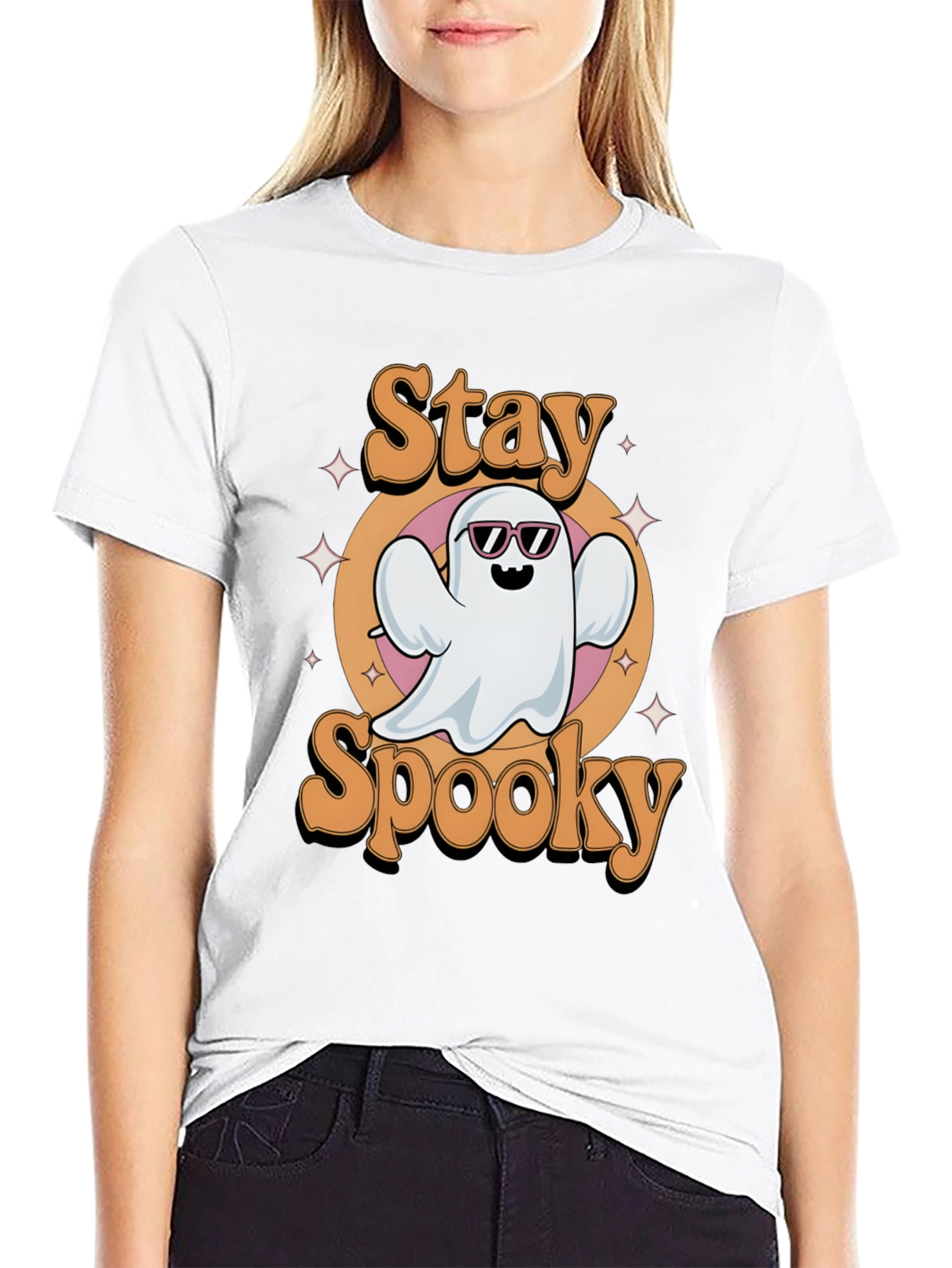 Stay Spooky Ghost Graphic Tee