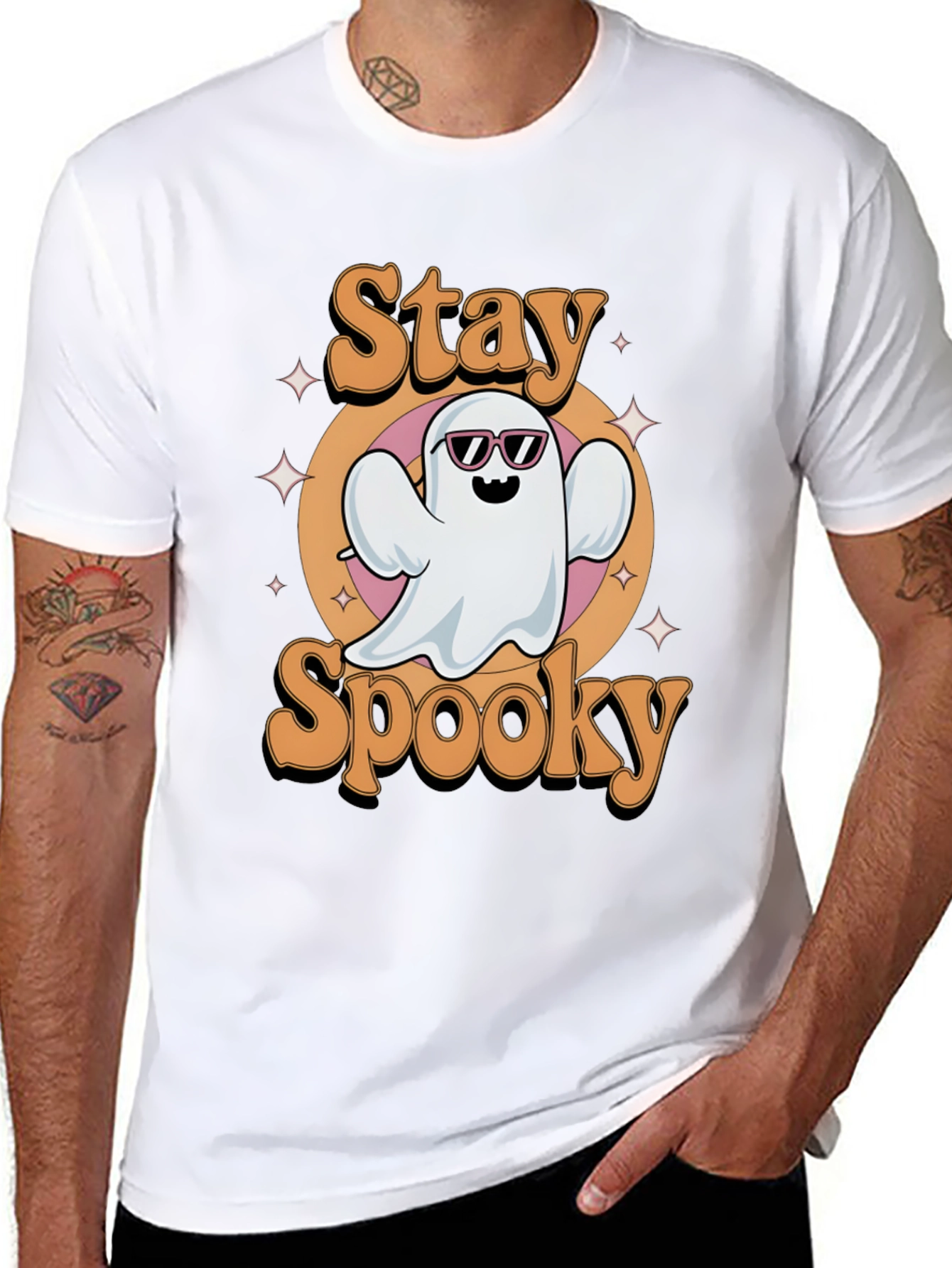 Stay Spooky Ghost Graphic Tee