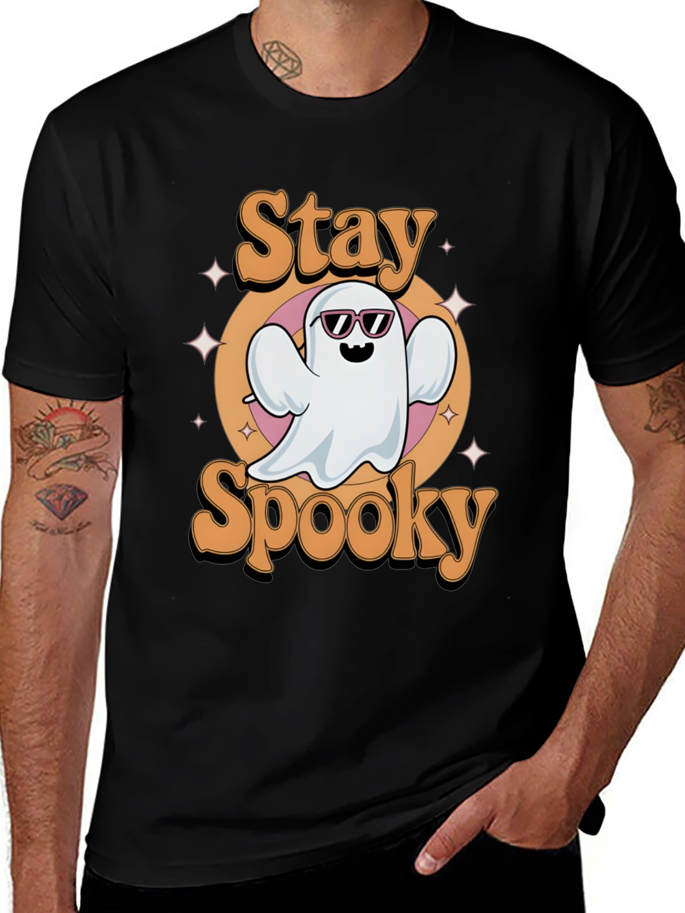 Stay Spooky Ghost Graphic Tee