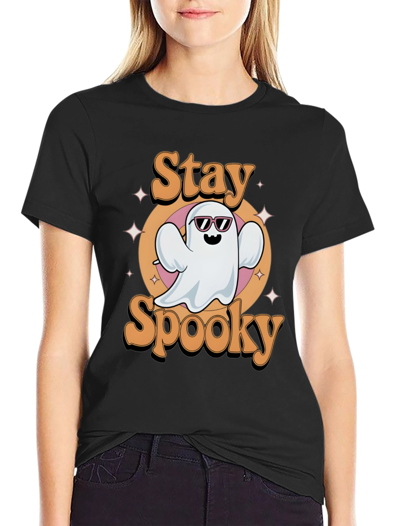 Stay Spooky Ghost Graphic Tee