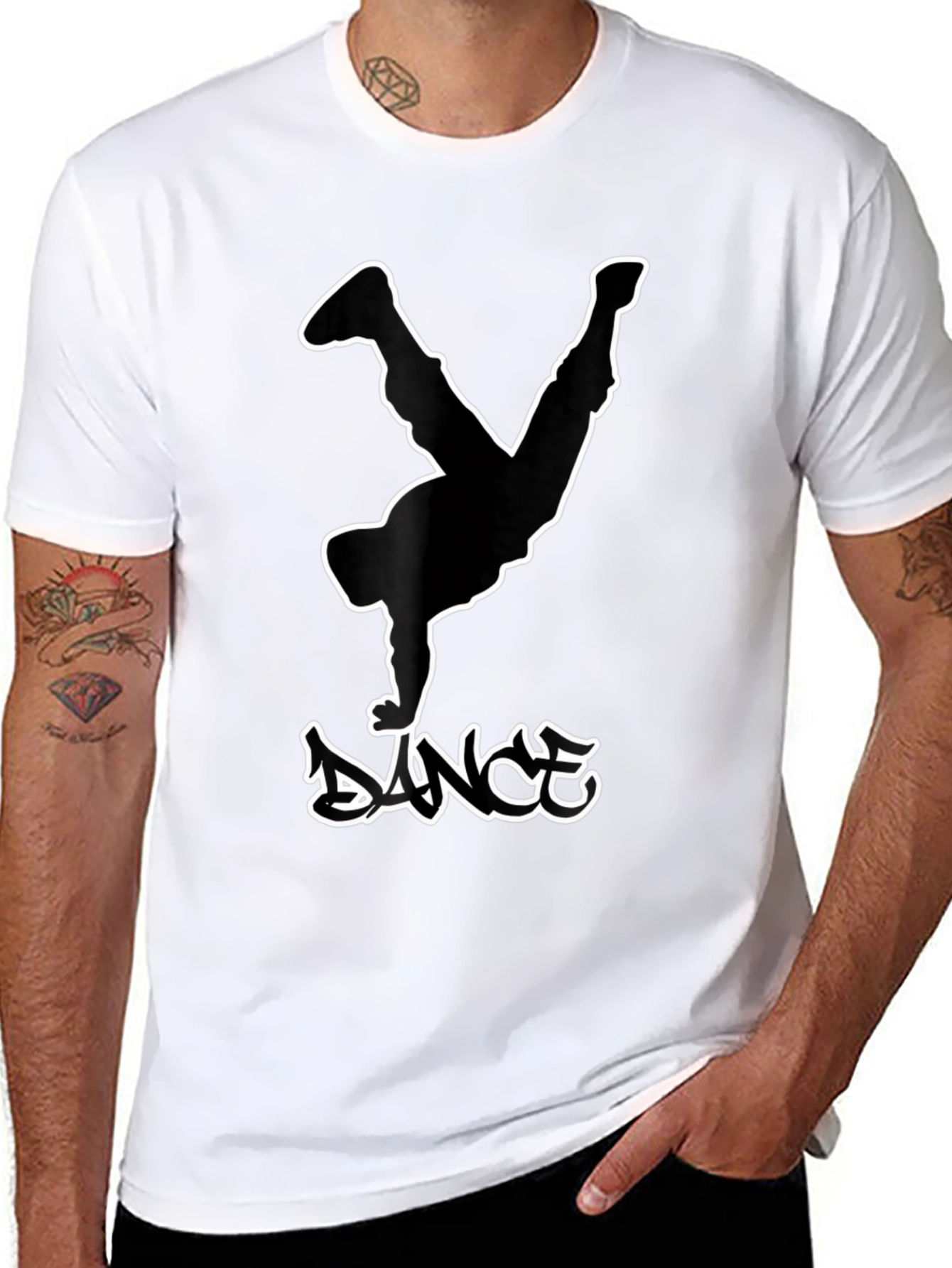 Dance Silhouette Black T-Shirt