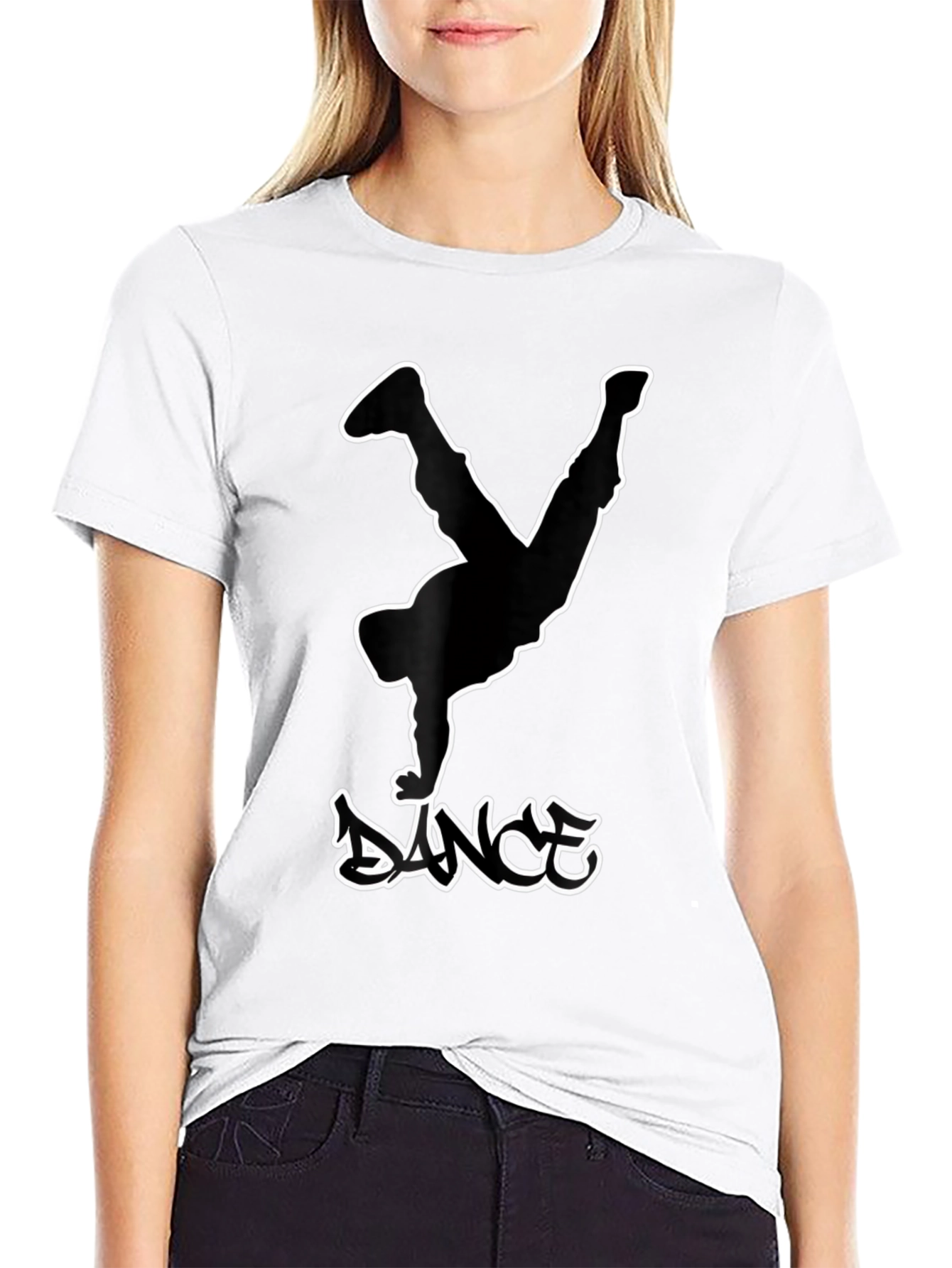 Dance Silhouette Black T-Shirt