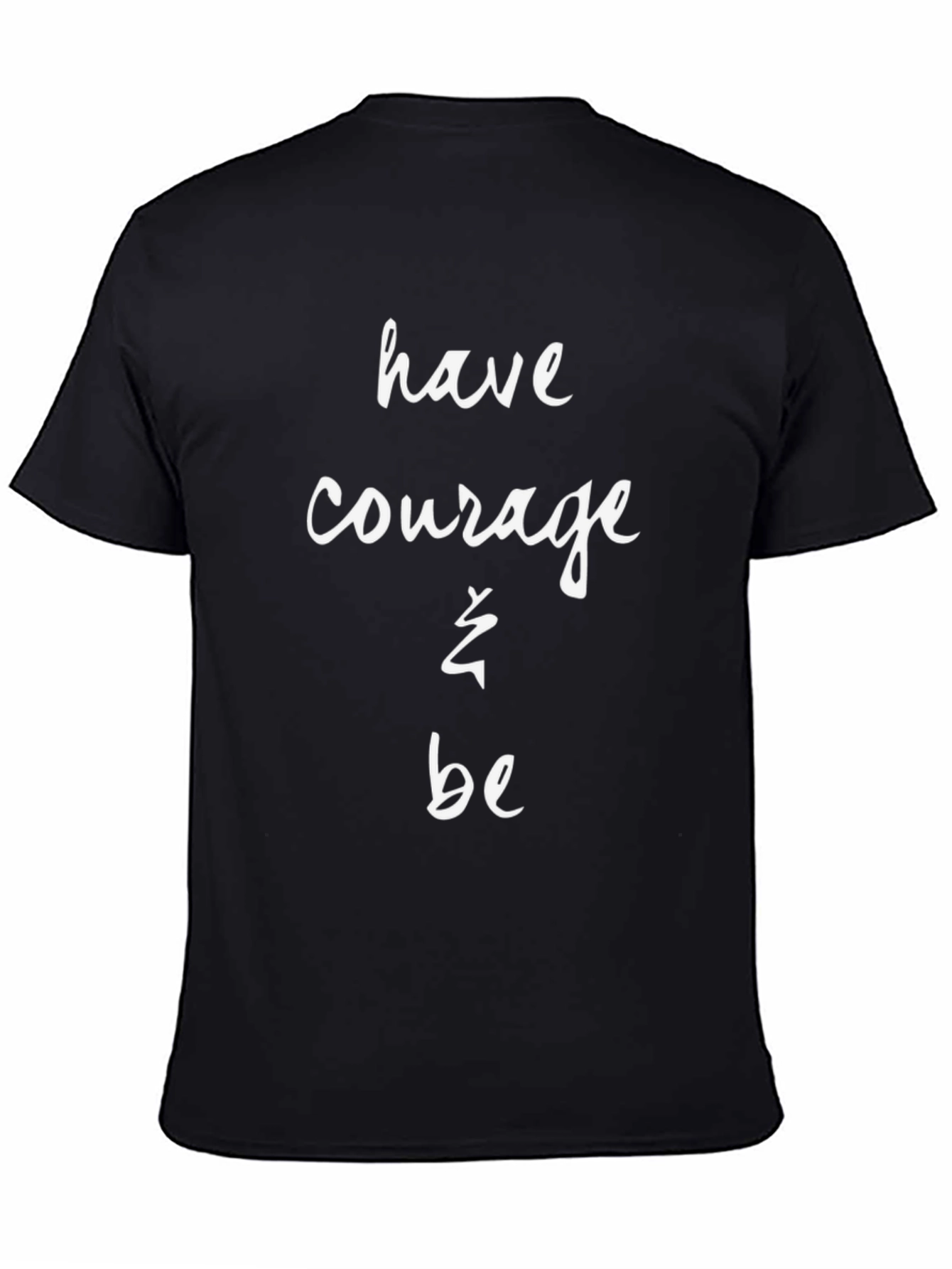 Courage Tee - Inspiring Black T-Shirt