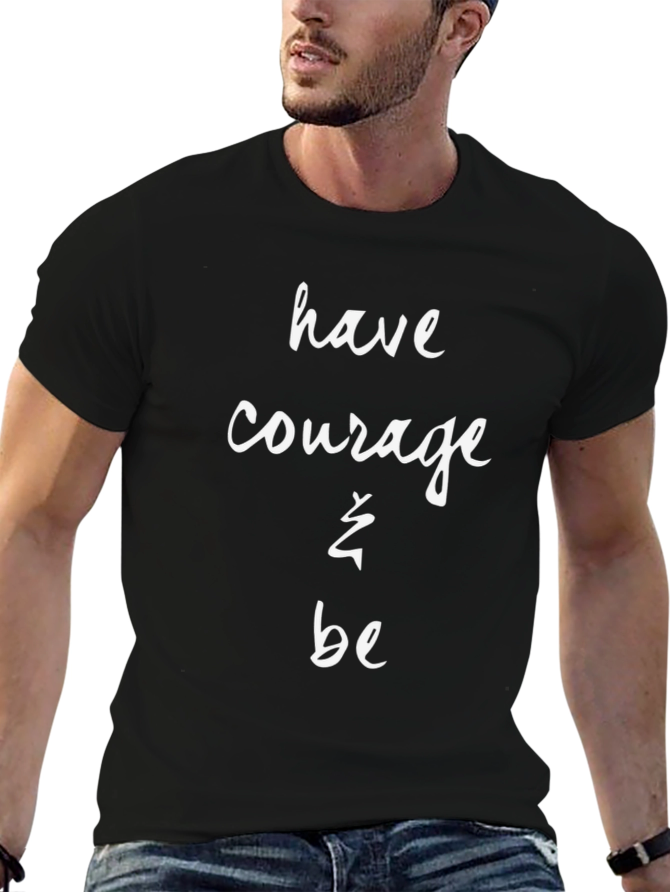 Courage Tee - Inspiring Black T-Shirt